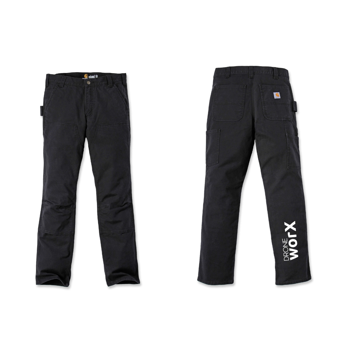 DroneWorX Carhartt 103340 Stretch Duck Double Front Buks m/logo