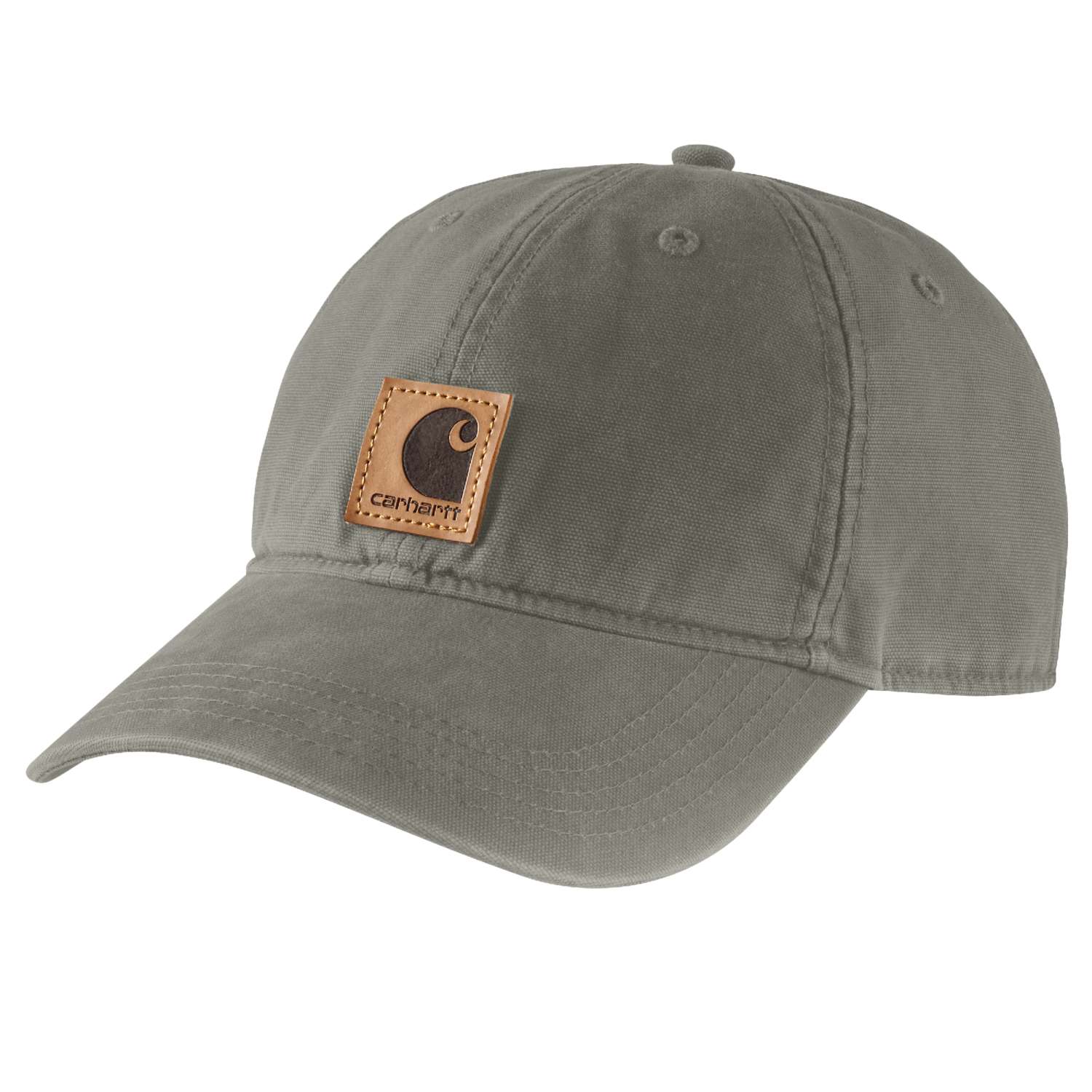 Carhartt 100289 Canvas Cap produktbillede med tryk