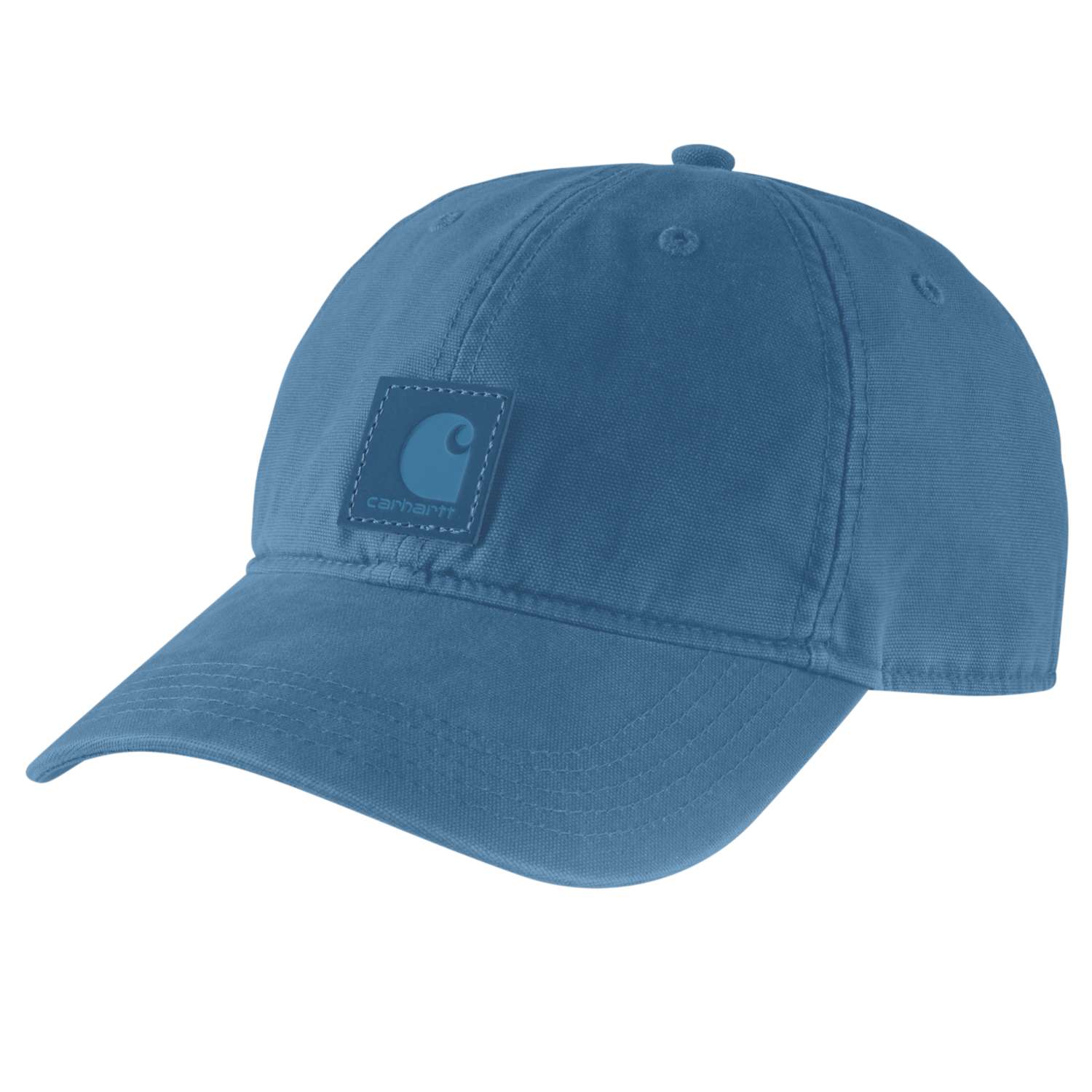 Carhartt 100289 Canvas Cap nærbillede med tryk