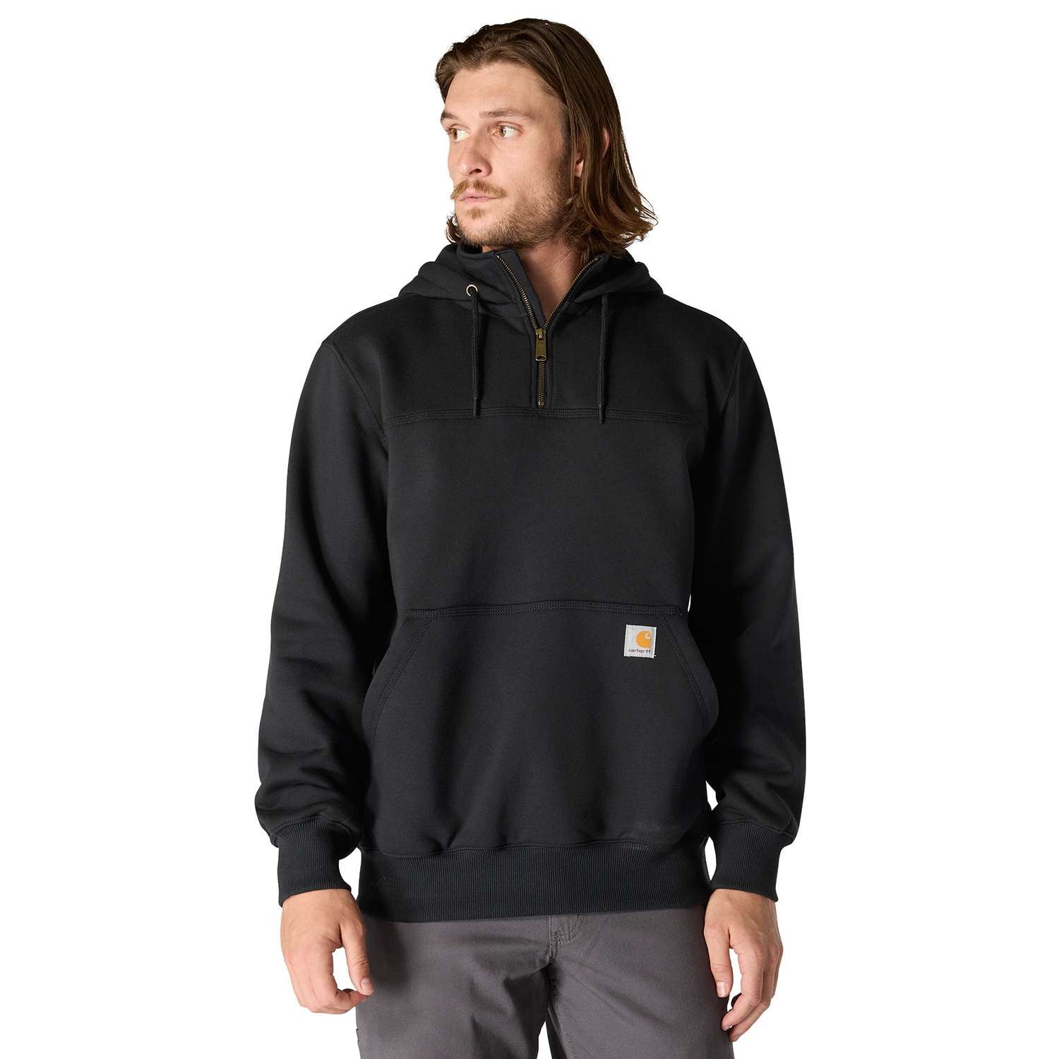 Carhartt 100617 Heavyweight Quarter-Zip Sweatshirt Sweatshirt med tryk eller logo – arbejdstøj og firmatøj