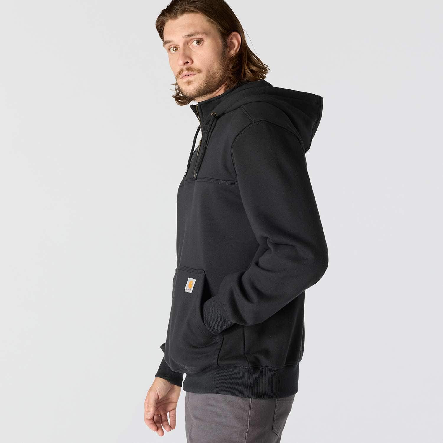 Carhartt 100617 Heavyweight Quarter-Zip Sweatshirt Sweatshirt materiale med firmalogo