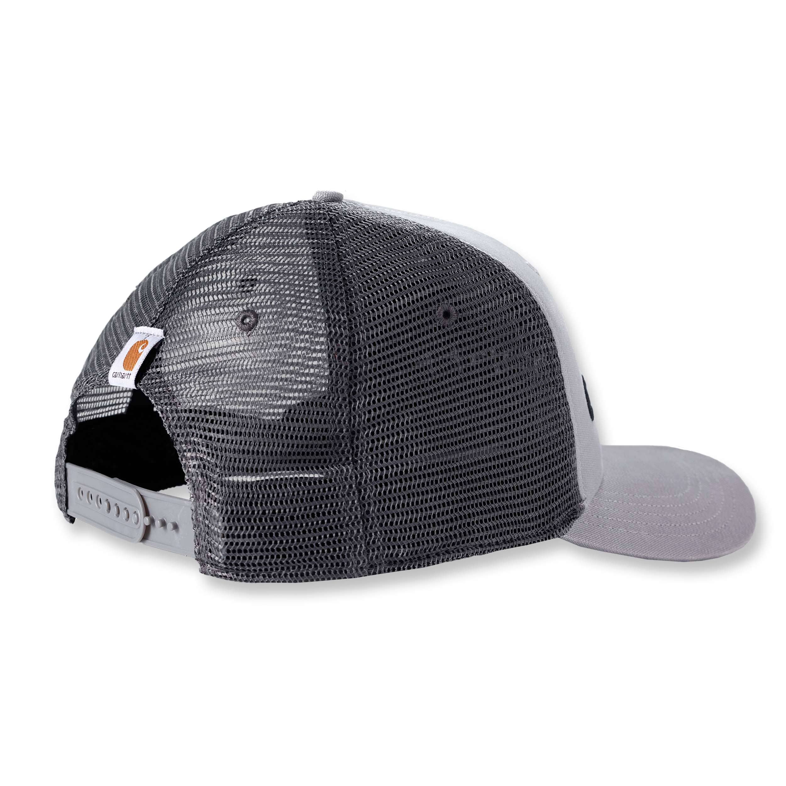 Carhartt 101195 Canvas Mesh-Back Logo Graphic Cap detalje til broderi