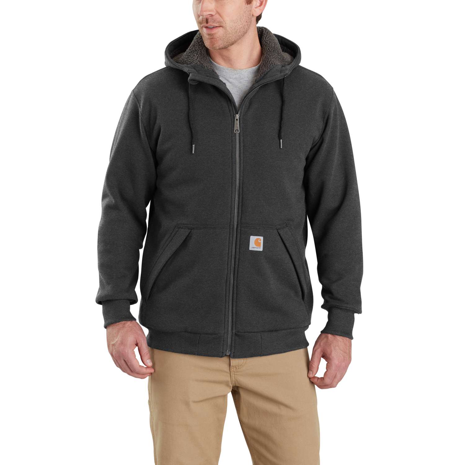 Carhartt 103308 Sherpa Lined Midweight Zip Sweatshirt