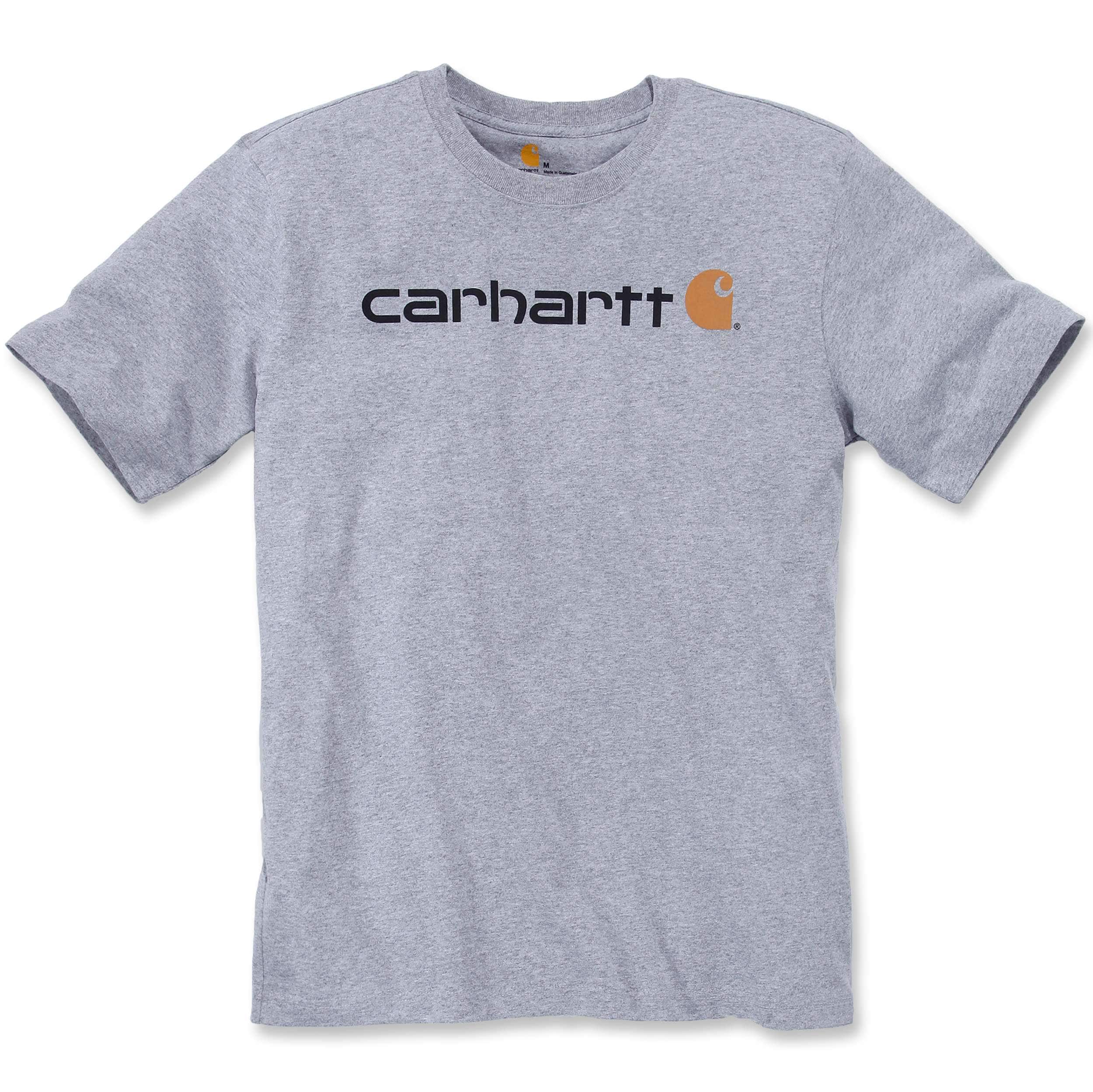 Carhartt 103361 Dearborn Relaxed Logo T-Shirt detalje til broderi