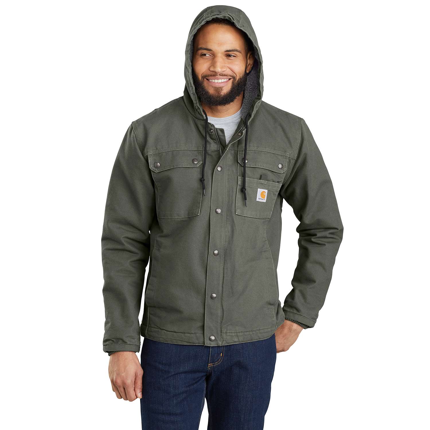 Carhartt 103826 Bartlett Jakke produktfoto med firmalogo