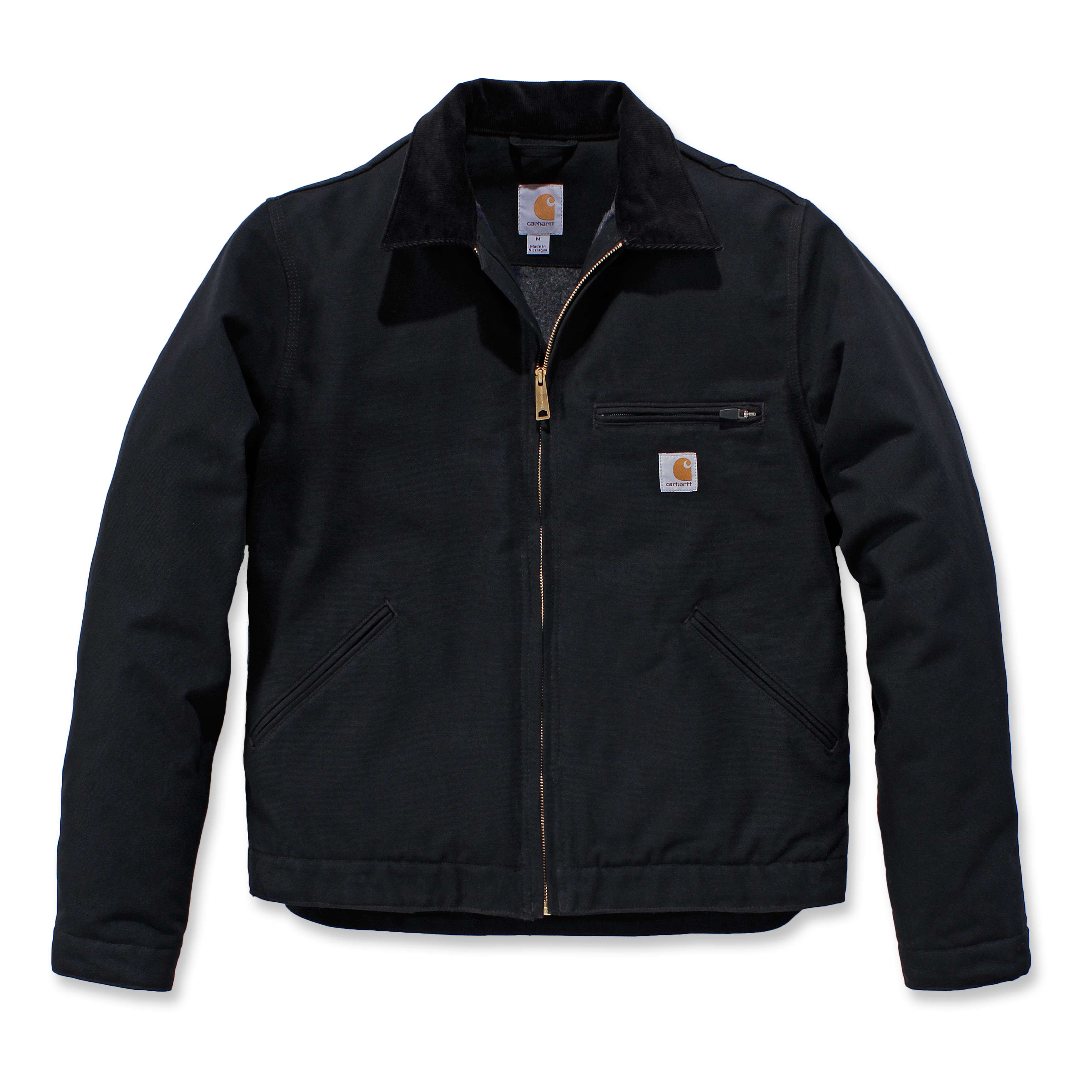 Carhartt 103828 Duck Detroit Jakke produktfoto med tryk