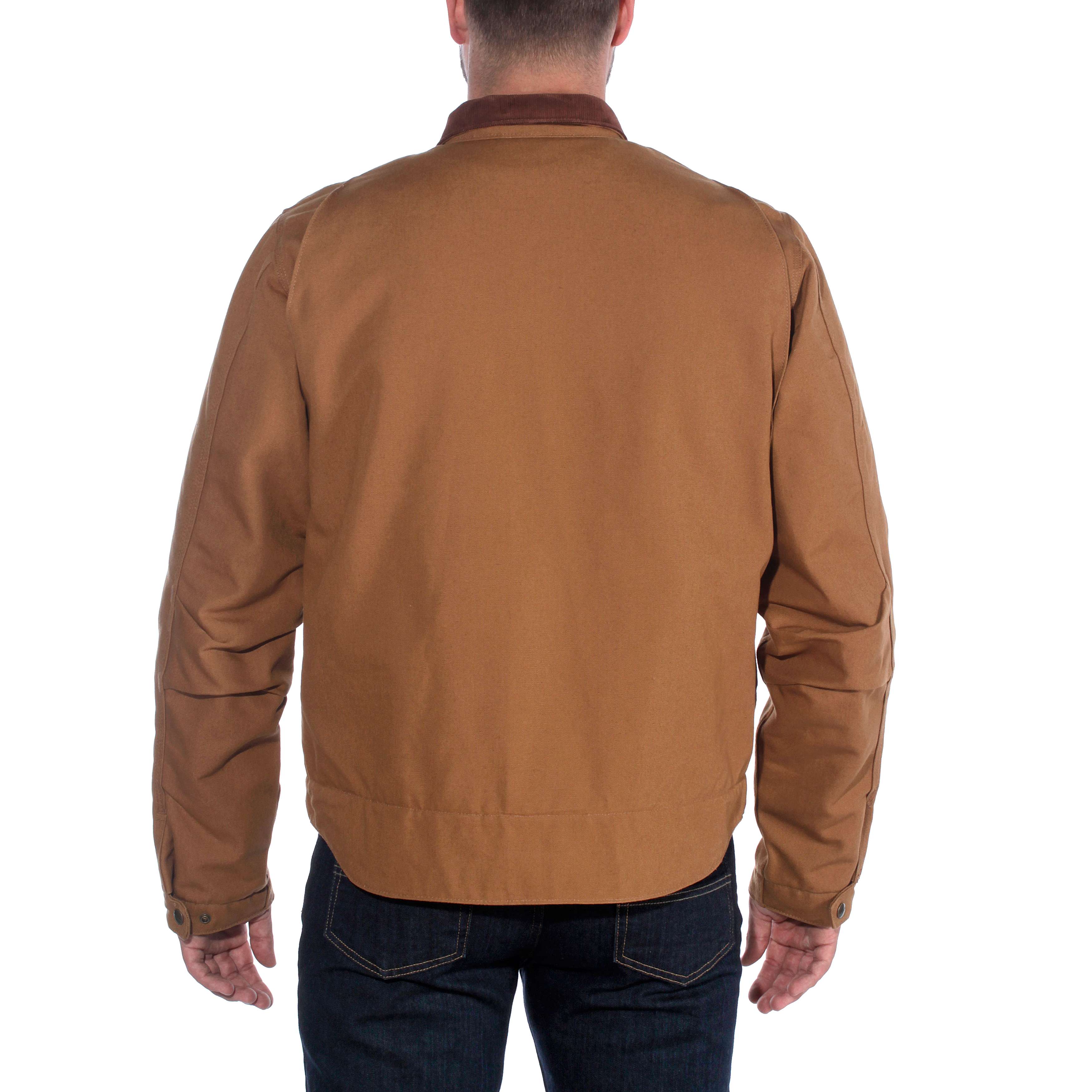 Carhartt 103828 Duck Detroit Jakke nærbillede til broderi