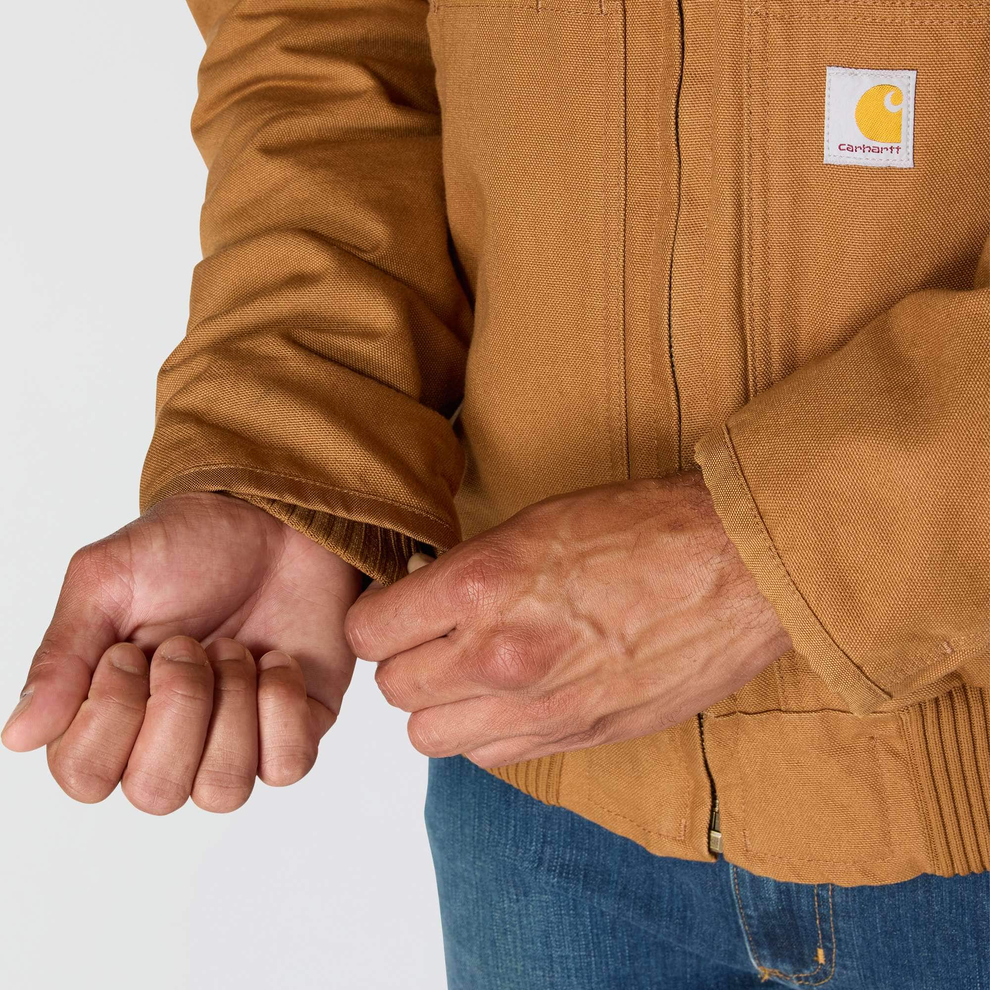 Carhartt 104050 Duck Active Jakke produktfoto med logo