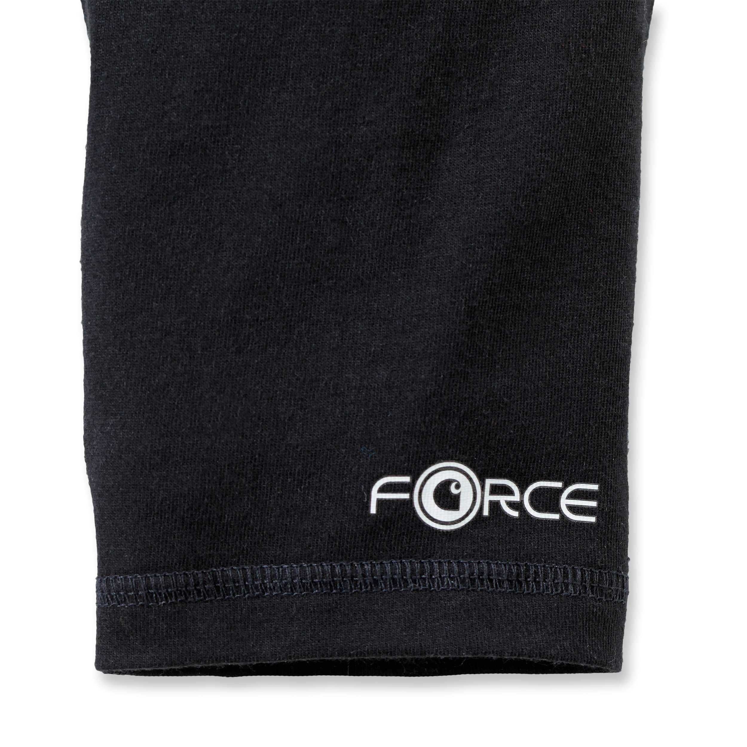Carhartt 104617 Force Flex Pocket T-Shirt L/S detalje til broderi
