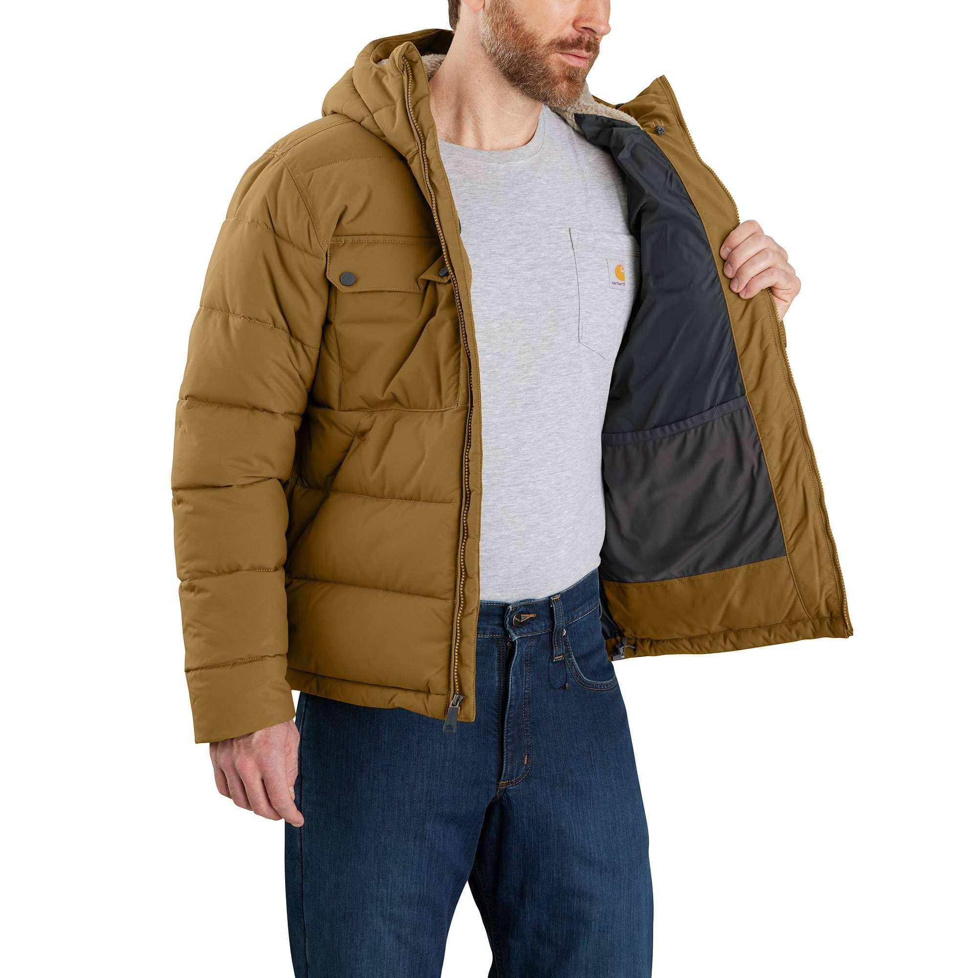 Carhartt 105474 Loose Fit Midweight Insulated Jakke detalje til broderi