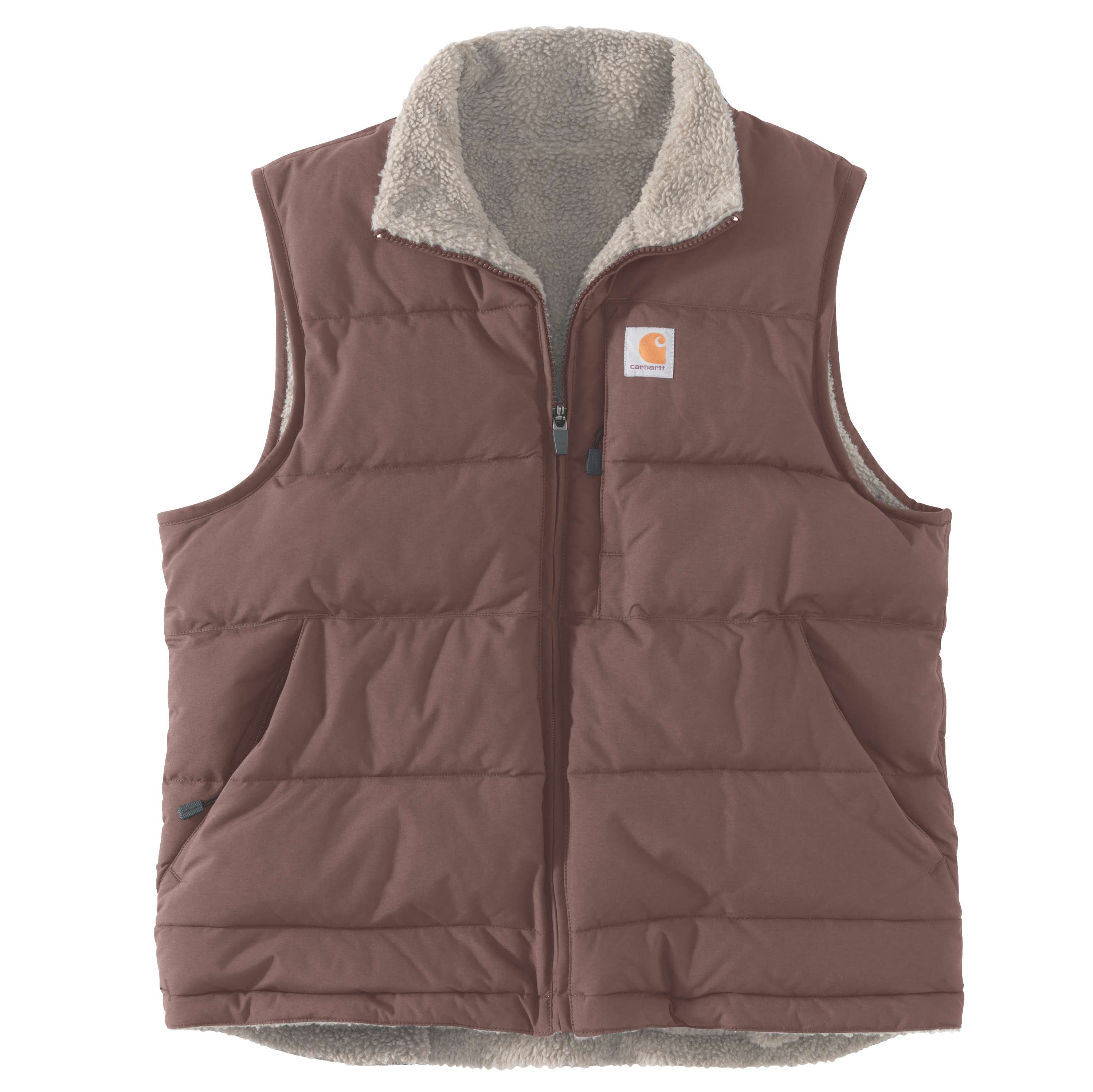 Carhartt 105607 Relaxed Midweight Utility Vest Dame produktfoto med tryk