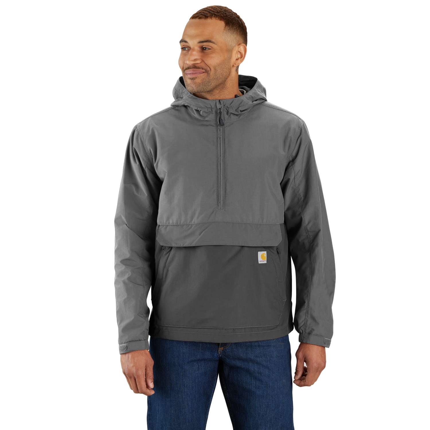 Carhartt 105749 Lightweight Packable Anorak materiale med firmalogo