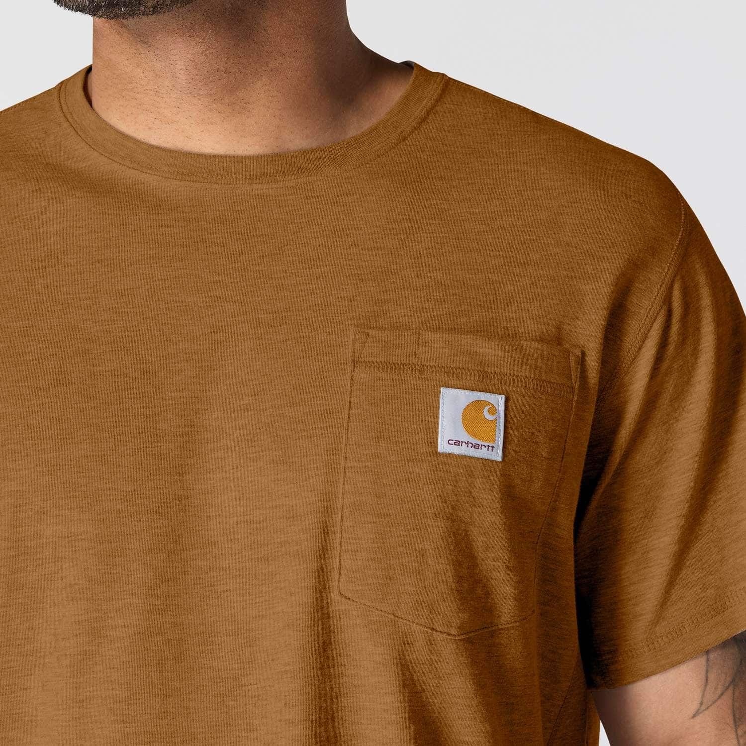 Carhartt 106652 Force™ Relaxed T-Shirt produktbillede med tryk