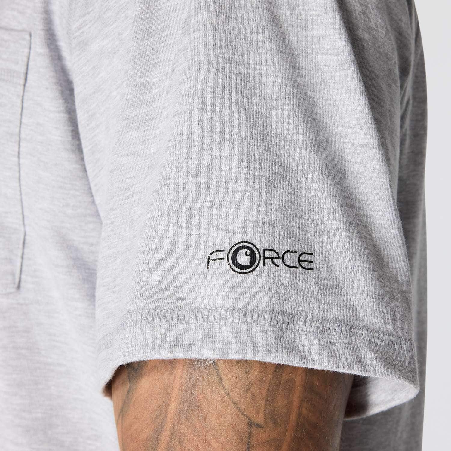 Carhartt 106652 Force™ Relaxed T-Shirt produktfoto med tryk