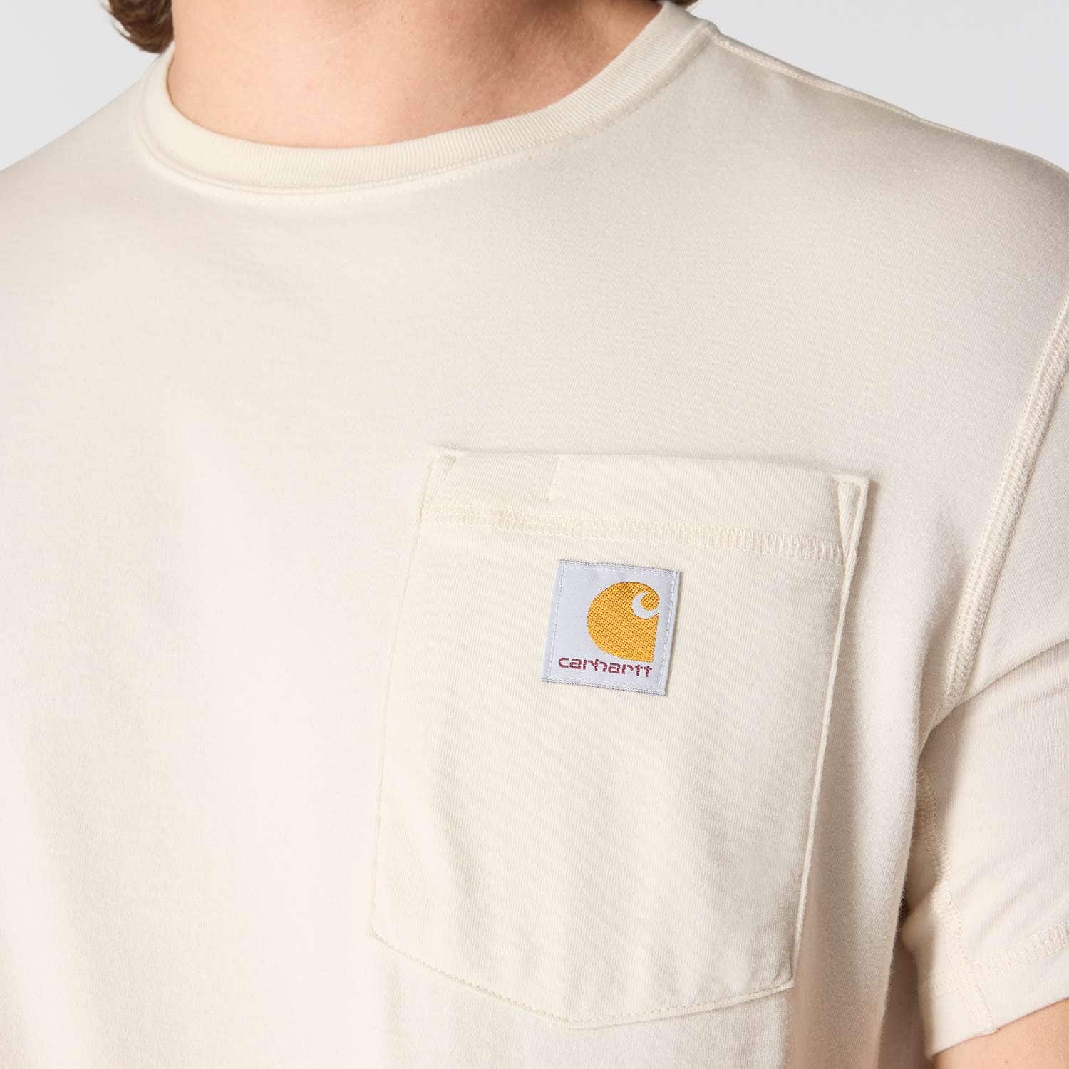 Carhartt 106652 Force™ Relaxed T-Shirt detalje til broderi