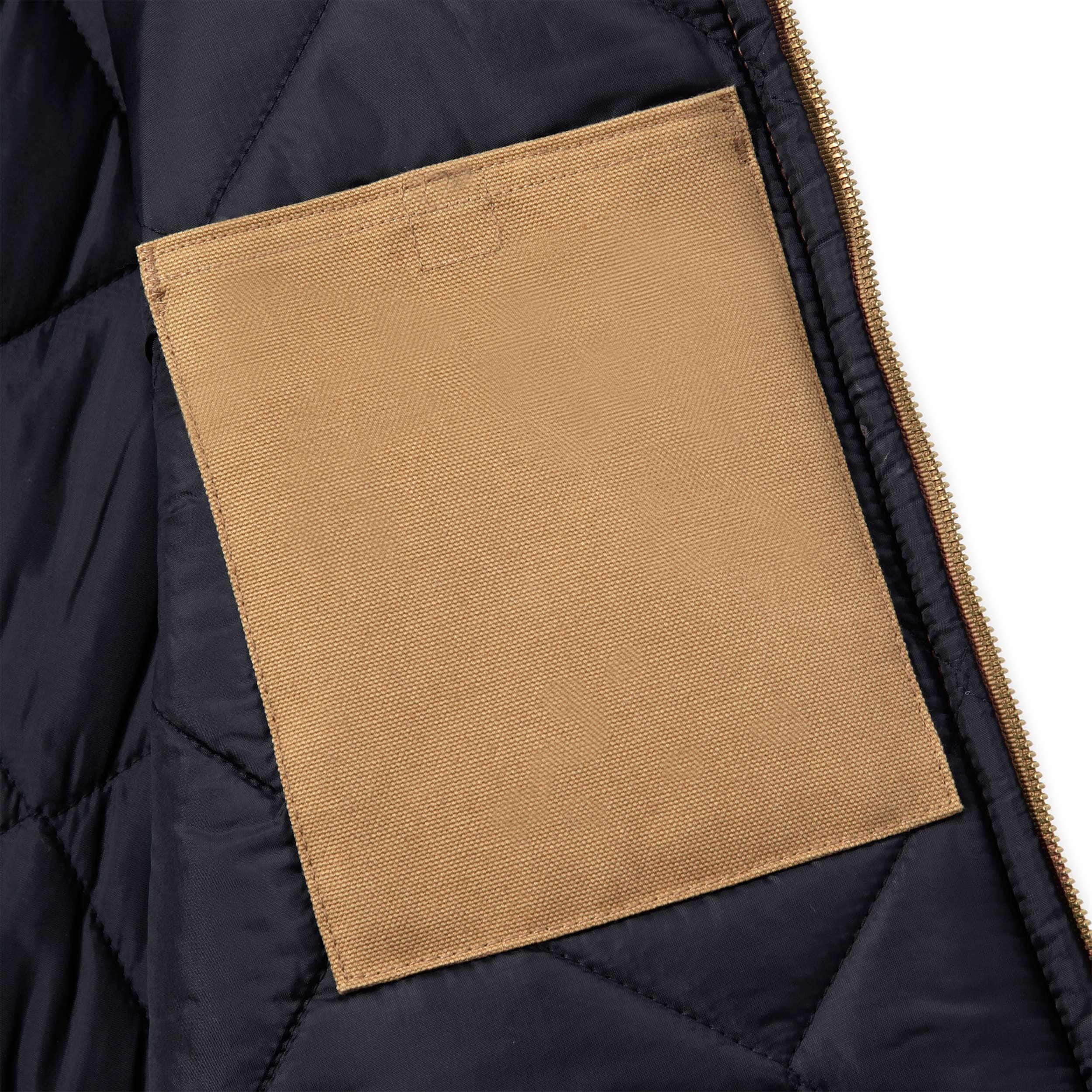 Carhartt 106676 V01 Insulated Rib Collar Vest produktfoto til broderi