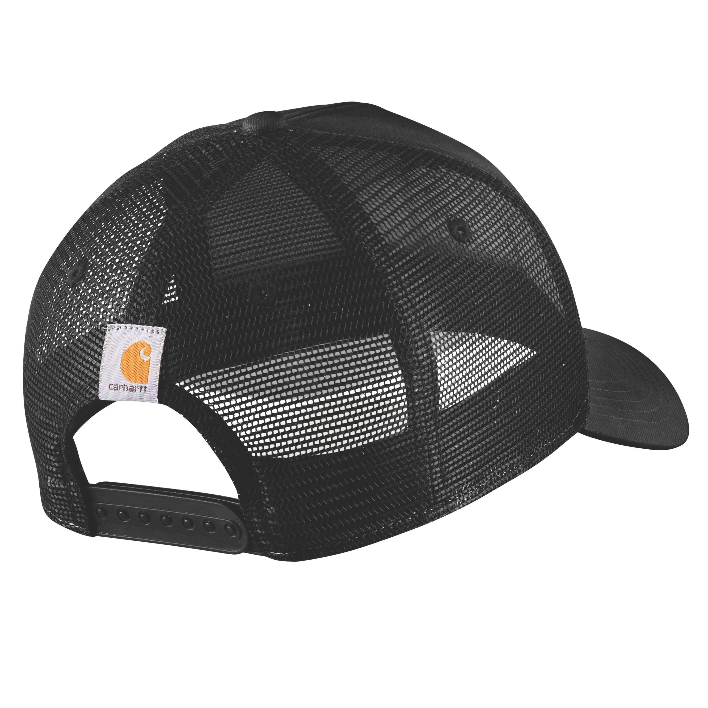 Carhartt 106738 Rugged Flex™ Twill Mesh-Back Script Patch Cap detalje til broderi