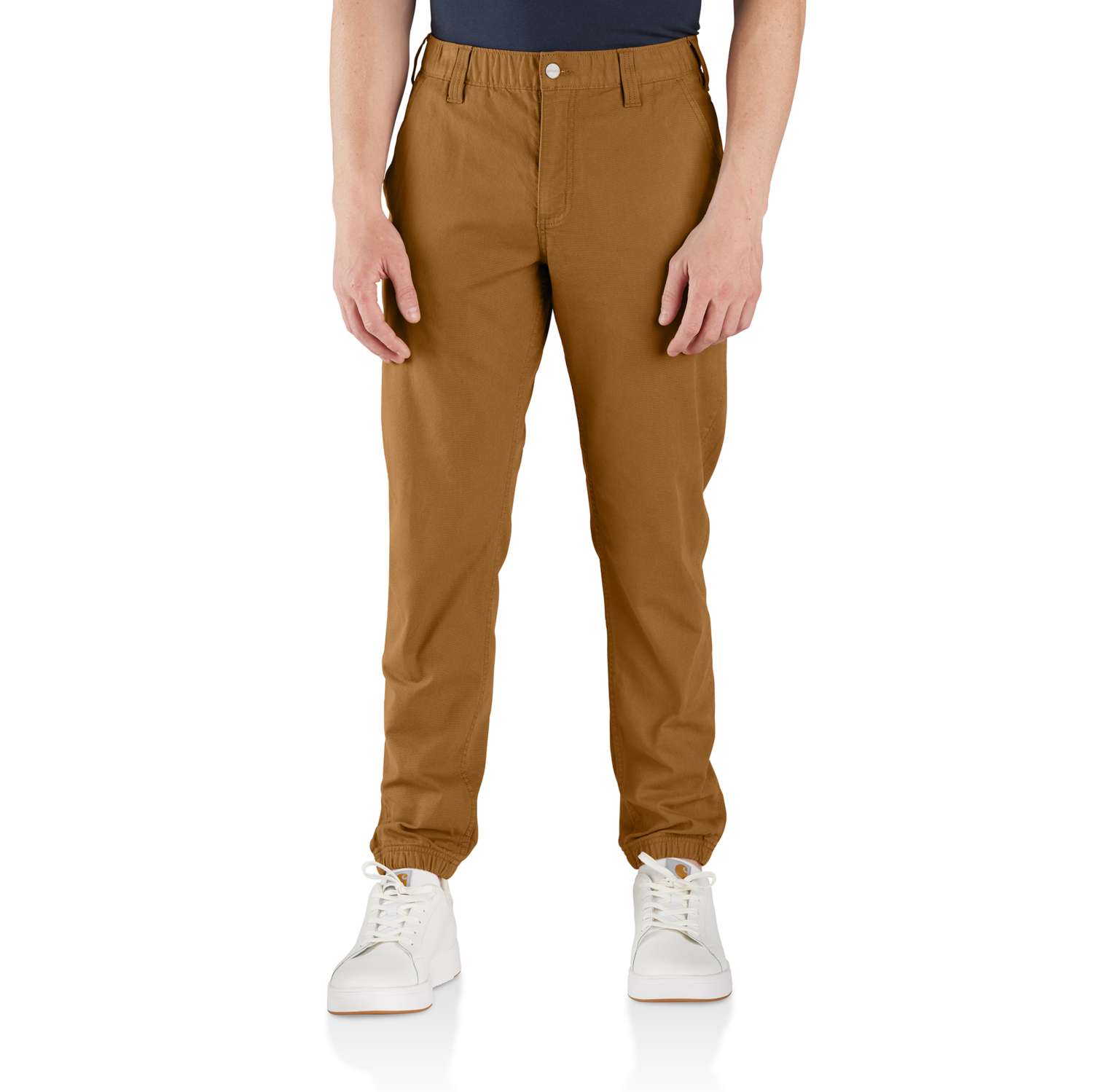 Carhartt 106889 Relaxed Fit Canvas Jogger Buks detalje til broderi