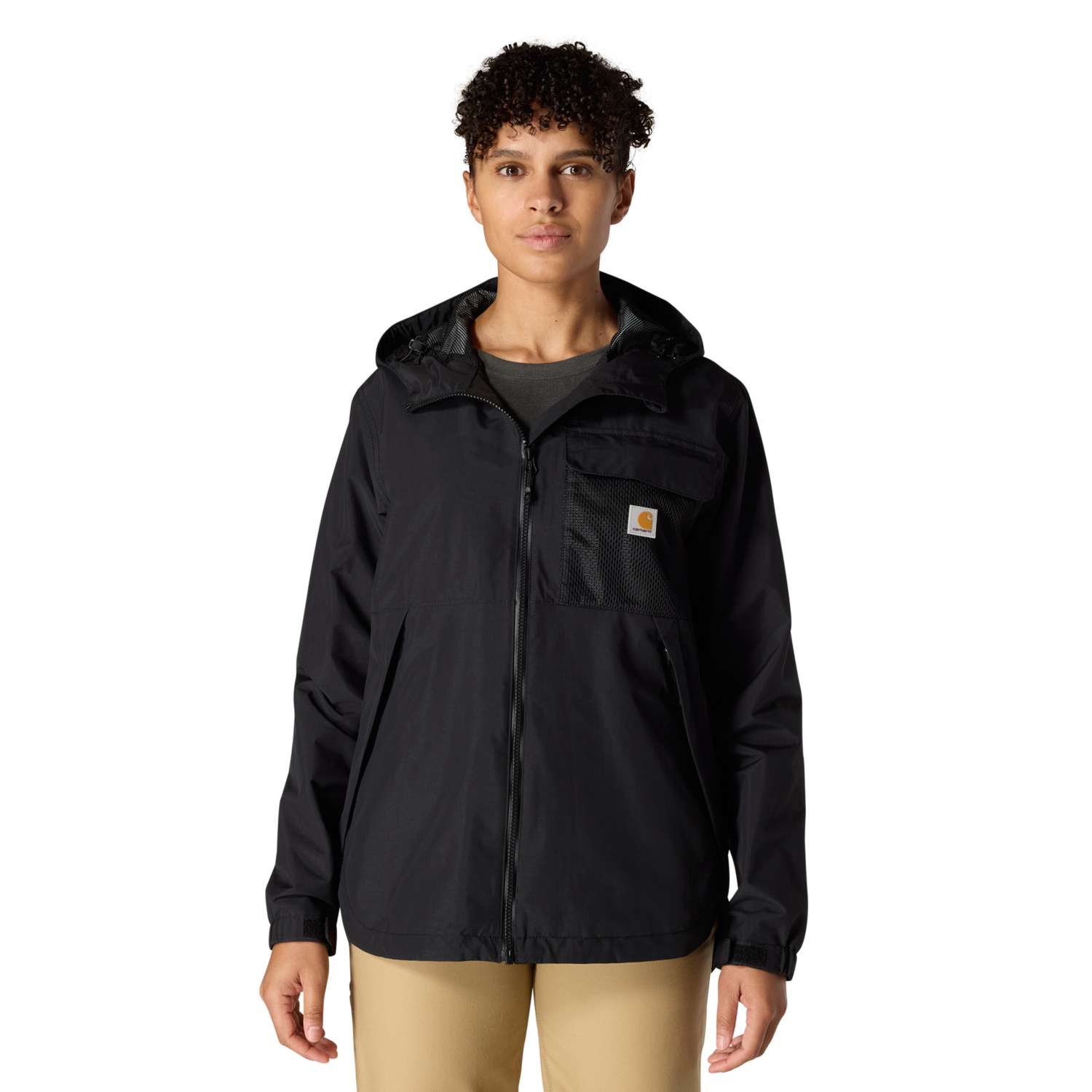 Carhartt 106904 Hooded Packable Jakke Dame med tryk eller logo – arbejdstøj og firmatøj