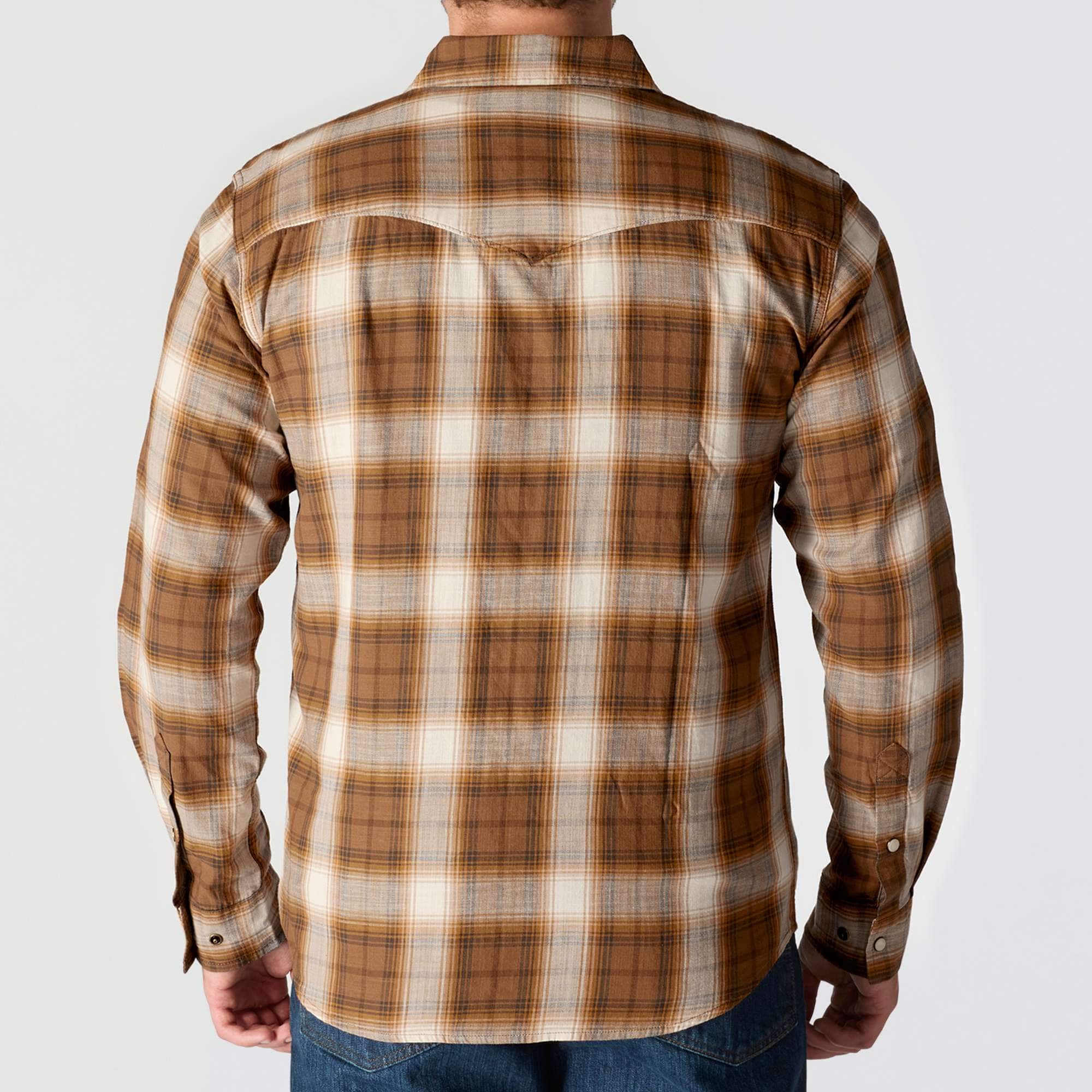 Carhartt 107016 Snap-Front Plaid Skjorte