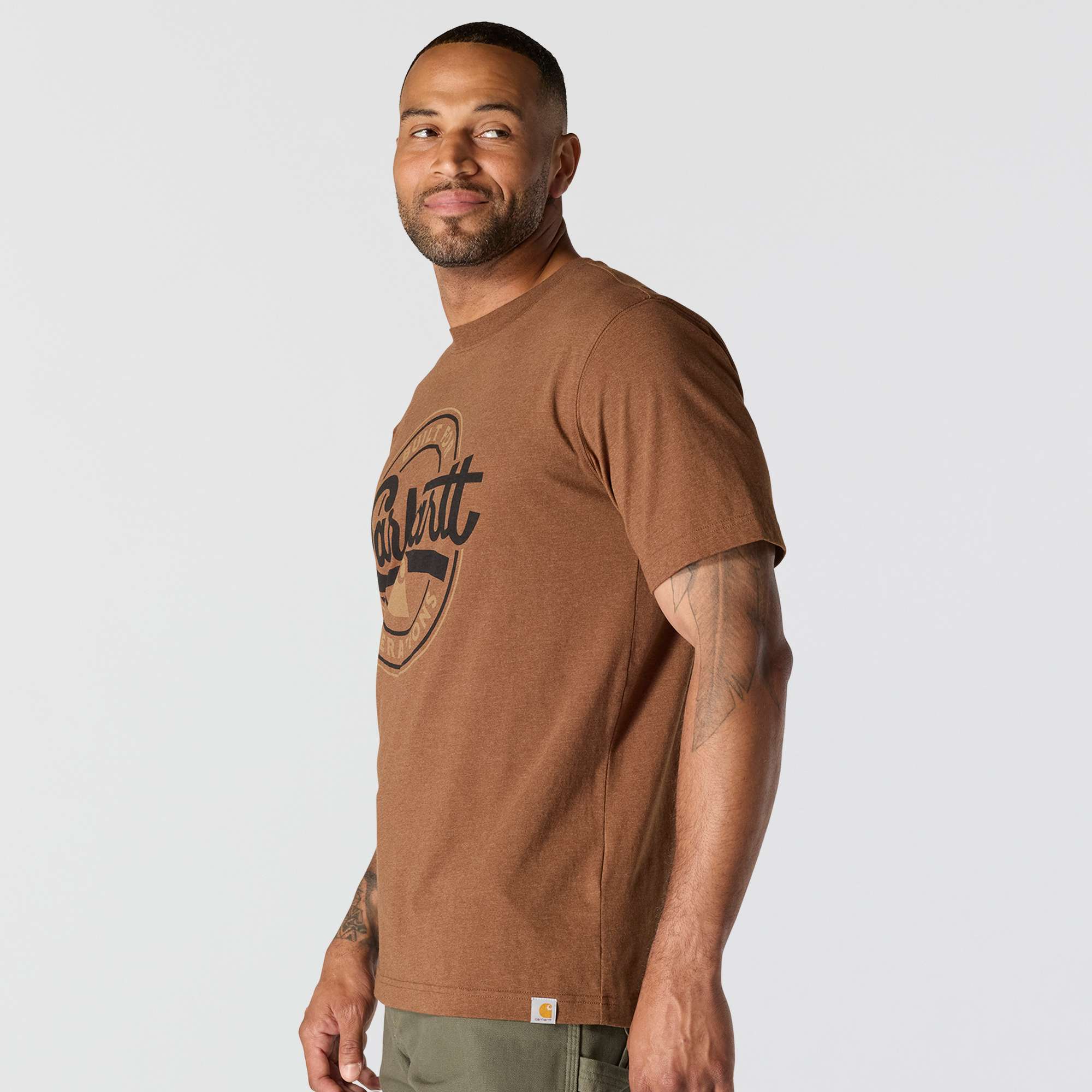 Carhartt 107049 Script Graphic T-Shirt materiale med firmalogo