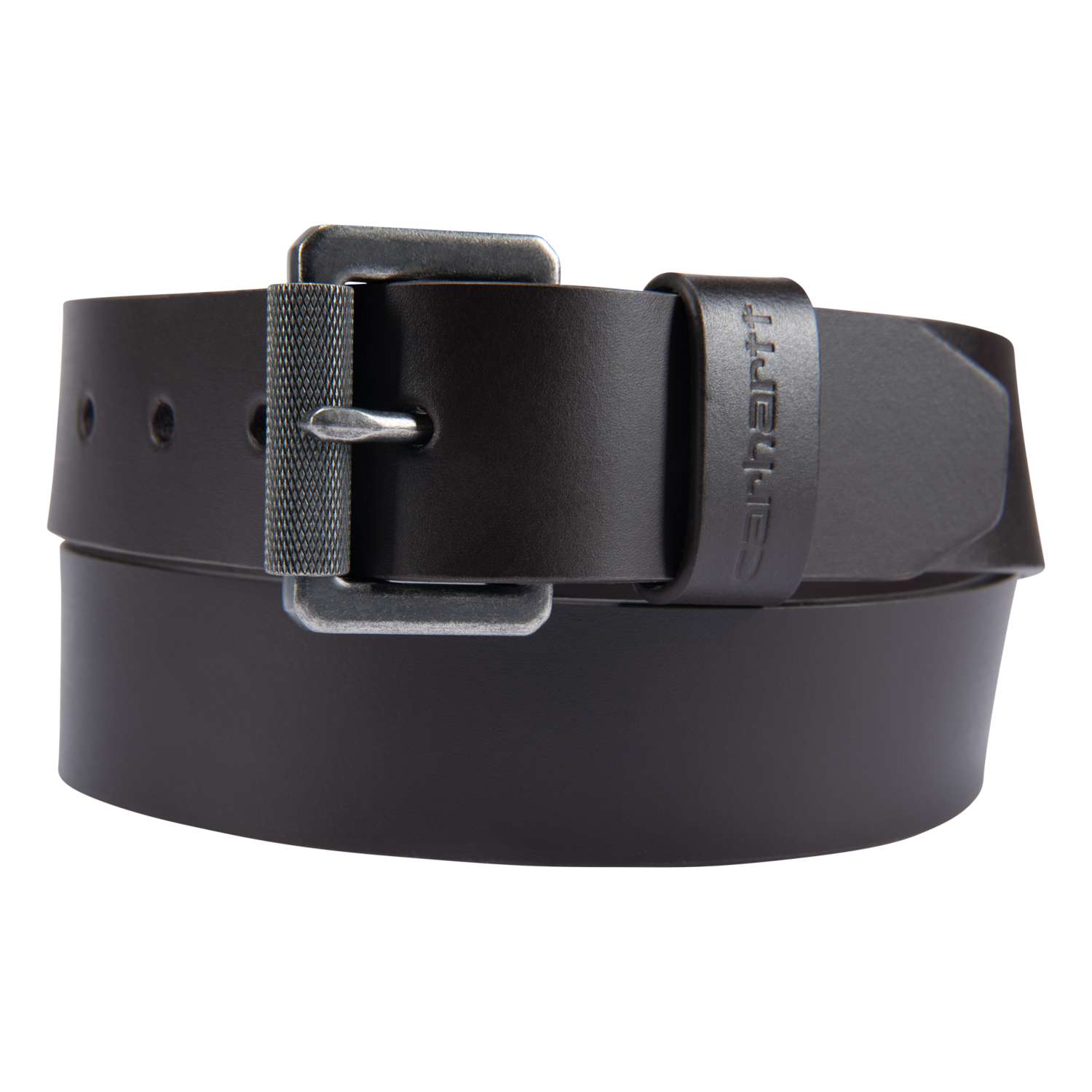 Carhartt A0005562 Bridle Leather Roller Buckle Bælte materiale med firmalogo