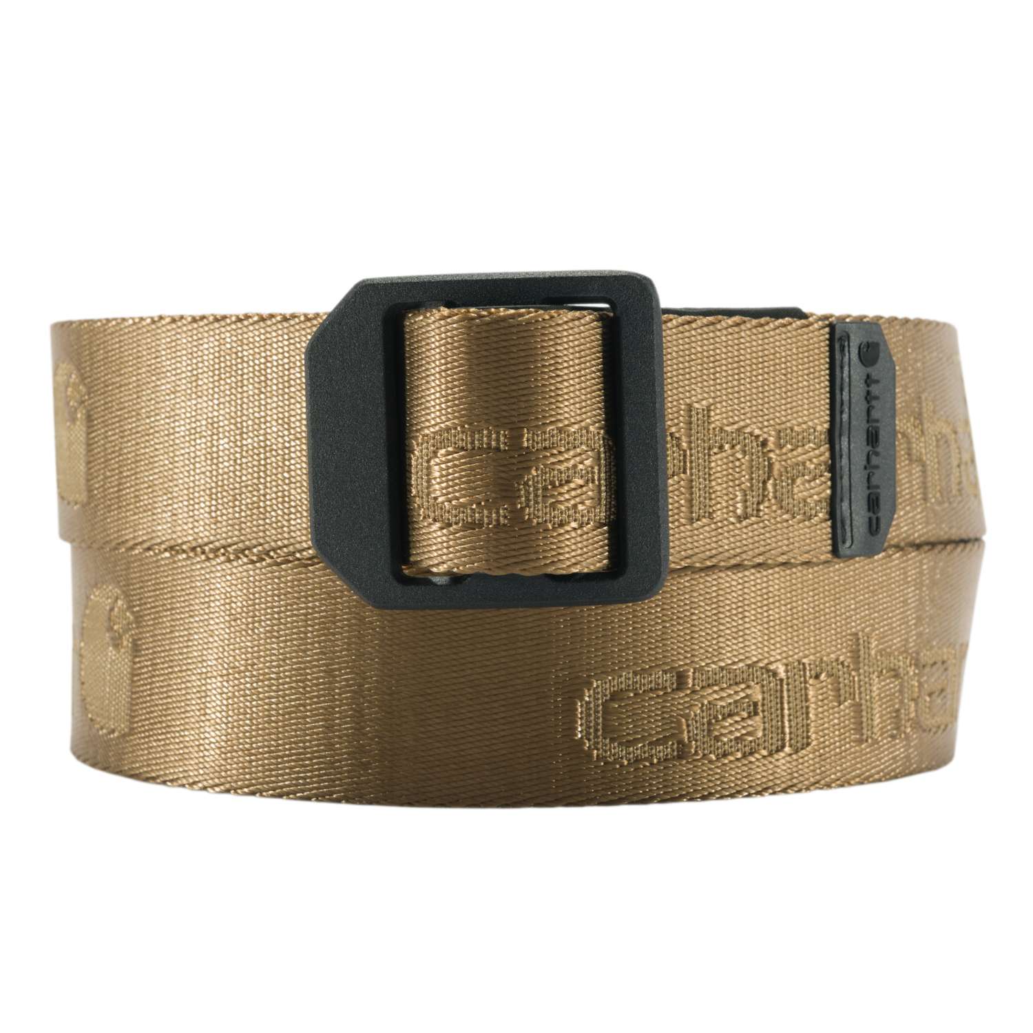 Carhartt A0005768 Nylon Webbing Ladder Lock Bælte detalje med firmalogo