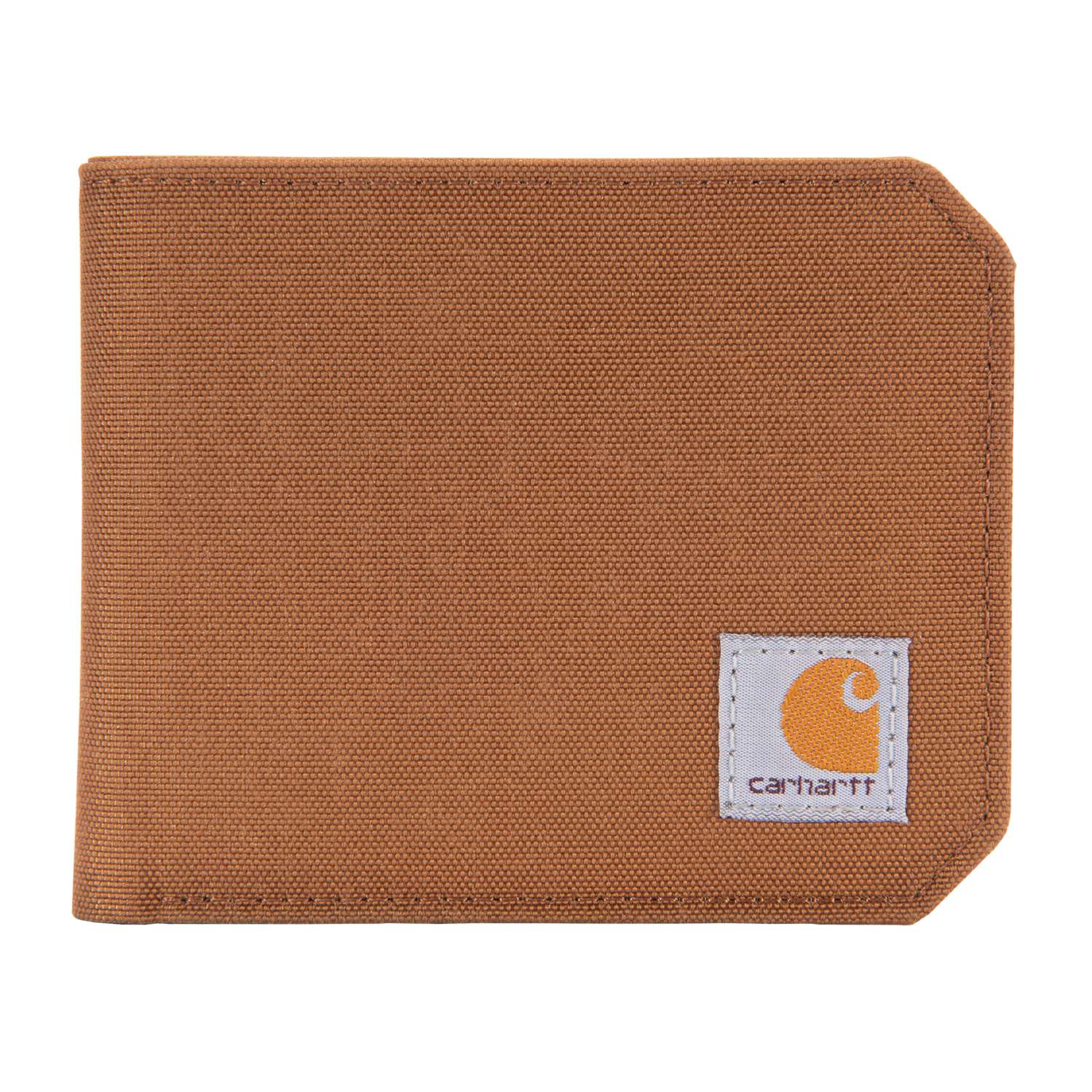 Carhartt B0000235 Nylon Duck Bifold Pung produktfoto med tryk