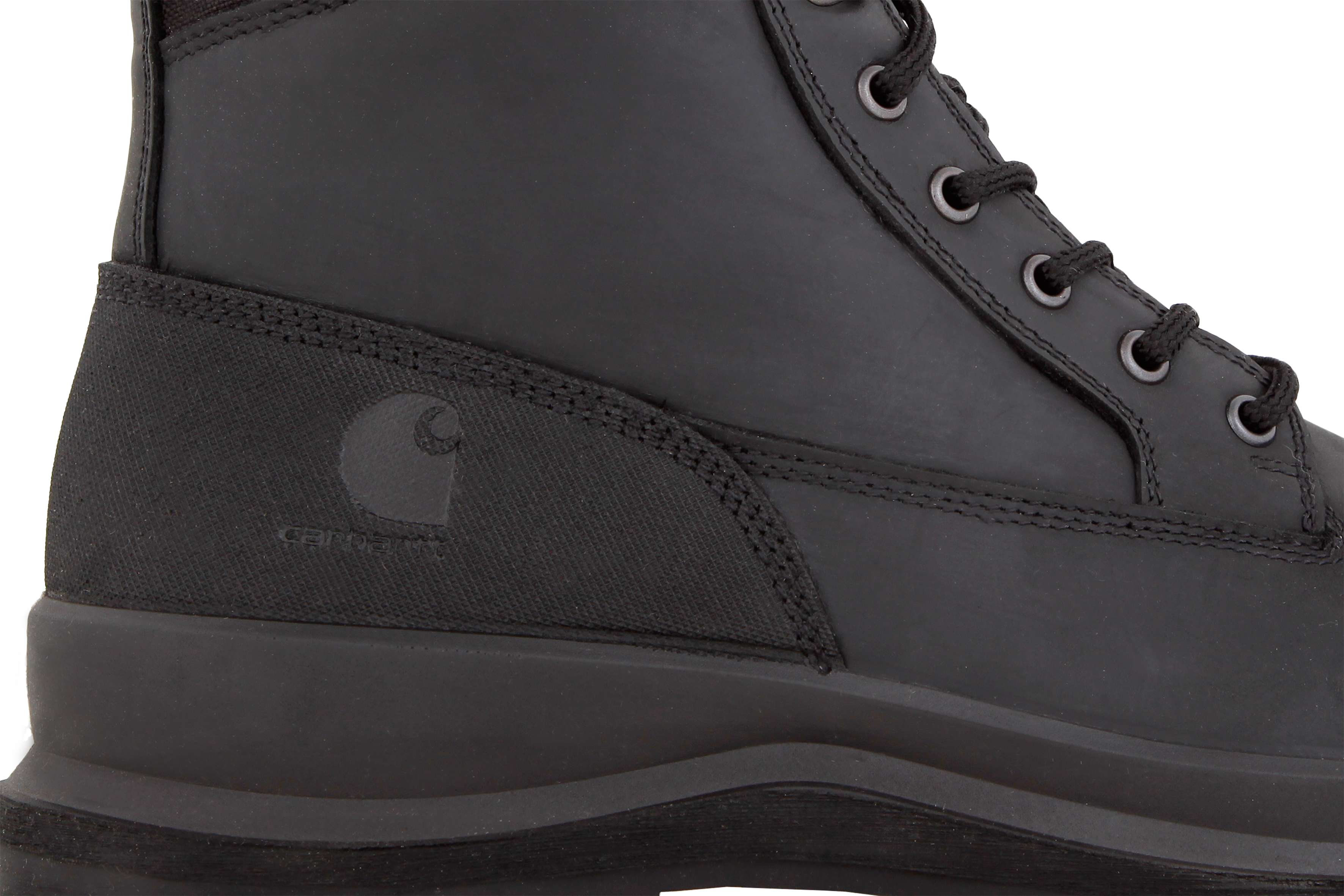 Carhartt F702905 Men’S Detroit Rugged Flex Waterproof Insulated S3 High Work Boot nærbillede med tryk