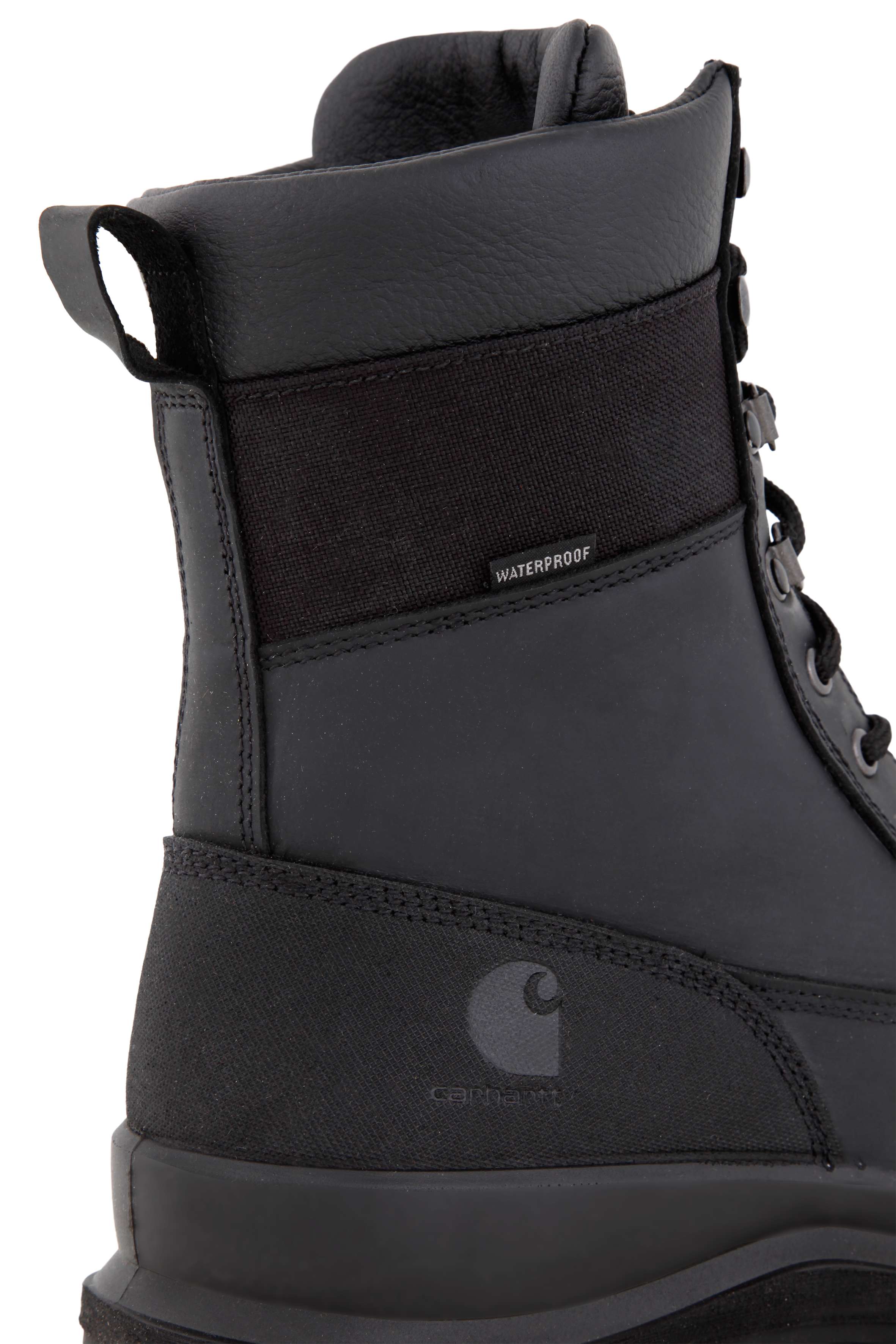 Carhartt F702905 Men’S Detroit Rugged Flex Waterproof Insulated S3 High Work Boot materiale med firmalogo