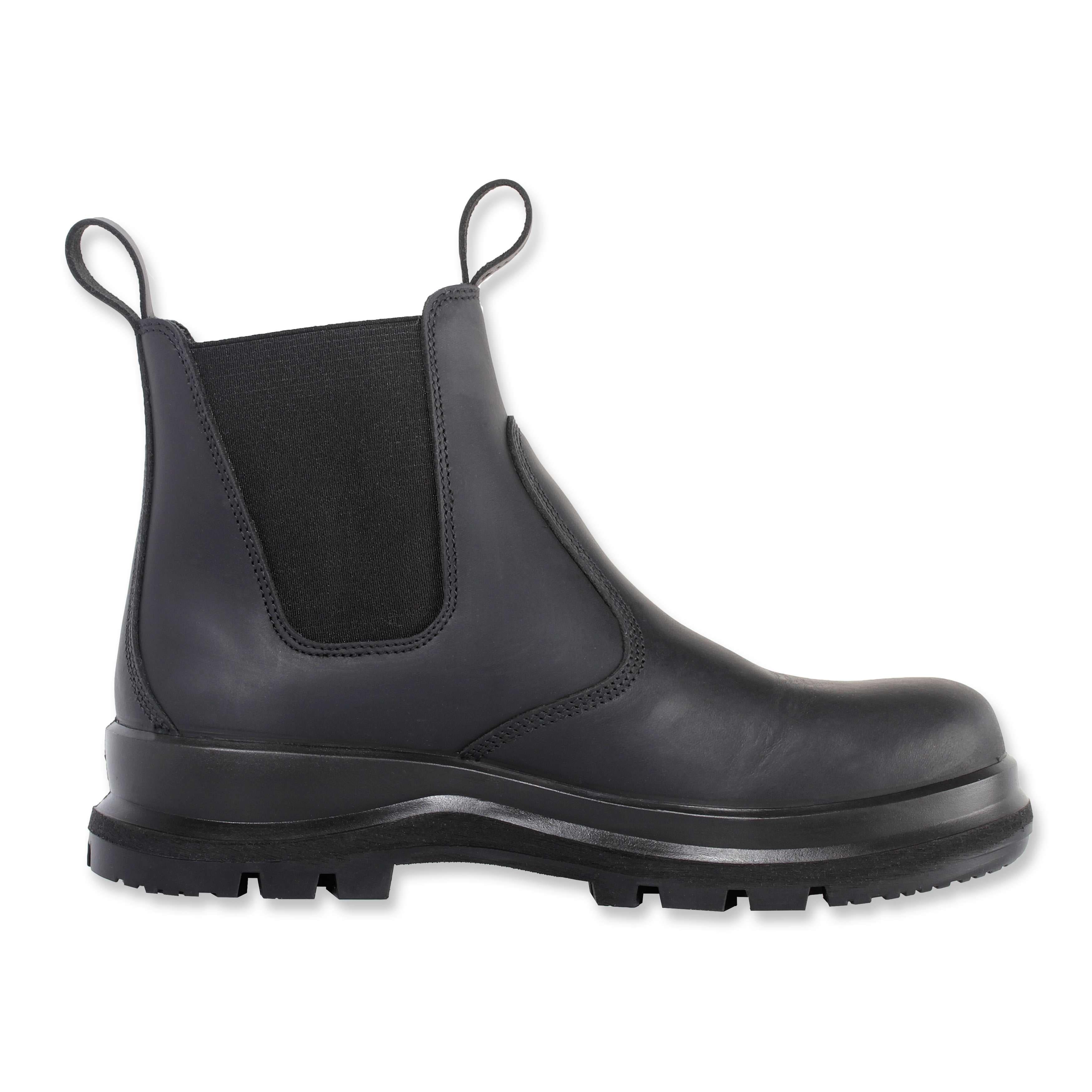 Carhartt F702919 Carter Chelsea Boot nærbillede med logo