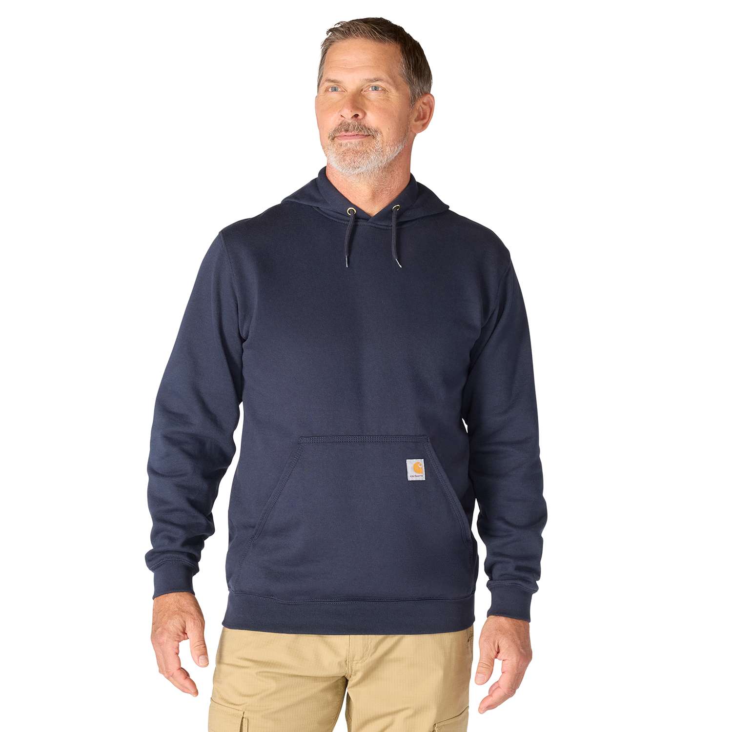 Carhartt K121 Marquette Sweatshirt detalje med firmalogo
