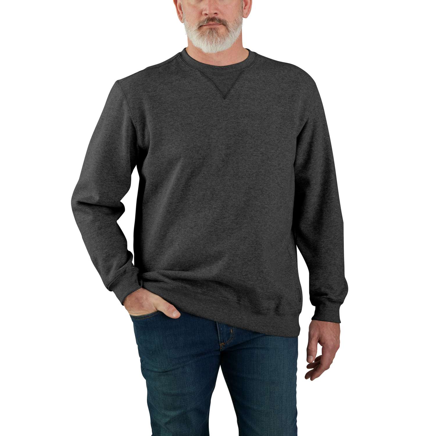 Carhartt K124 Midweight Crewneck Sweatshirt med tryk eller logo – arbejdstøj og firmatøj