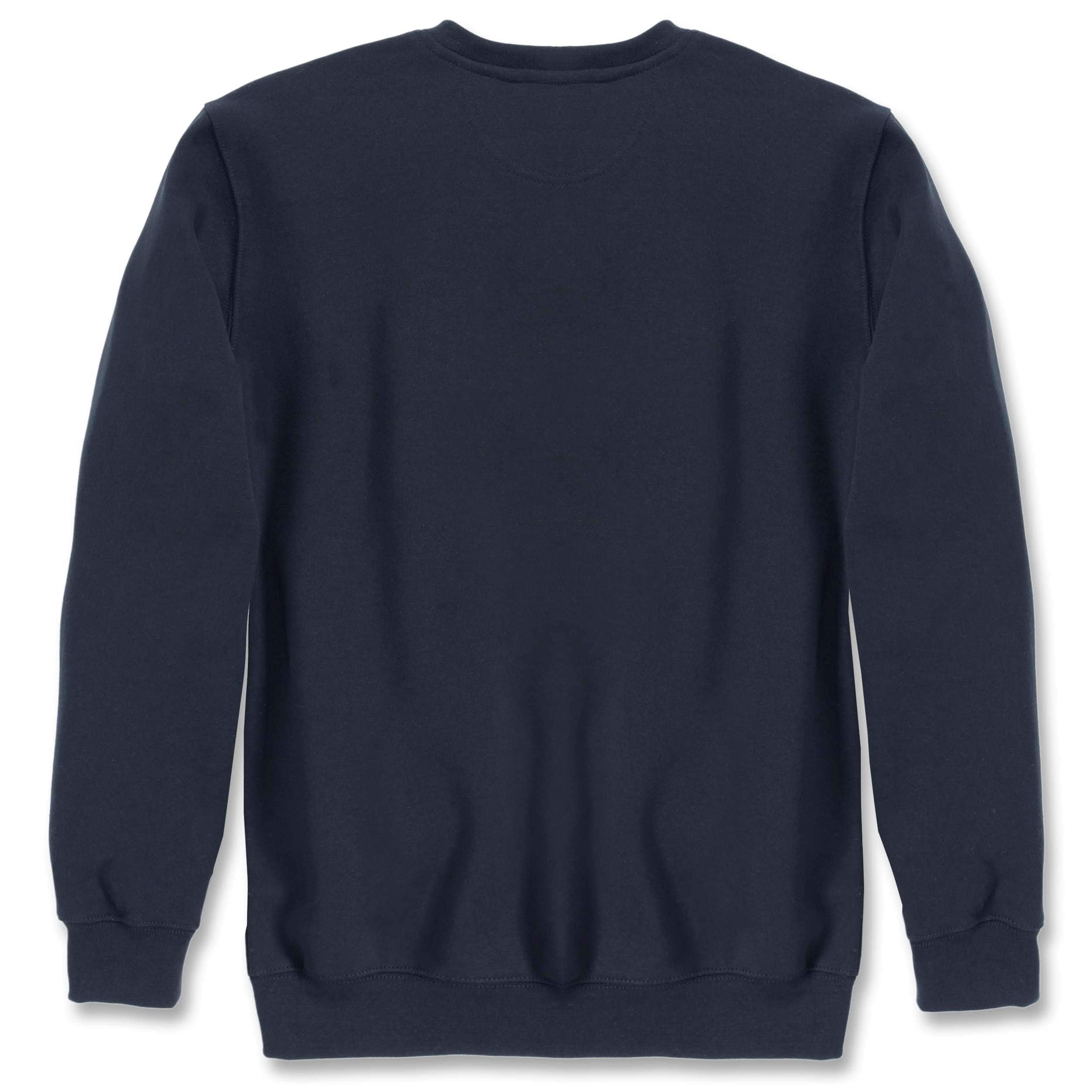 Carhartt K124 Midweight Crewneck Sweatshirt nærbillede med tryk