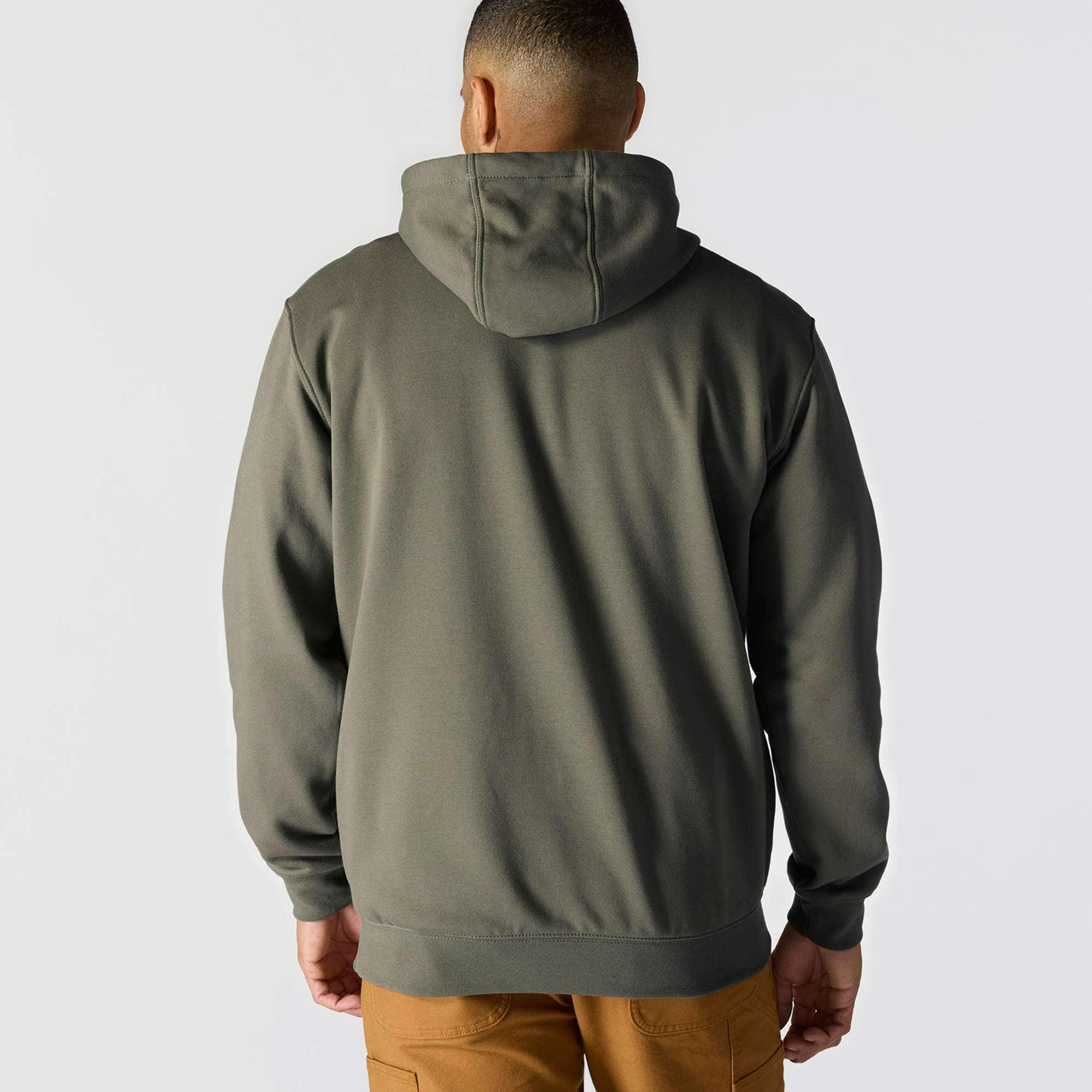 Carhartt K288 Iconic K288 Logo Sweatshirt nærbillede med tryk