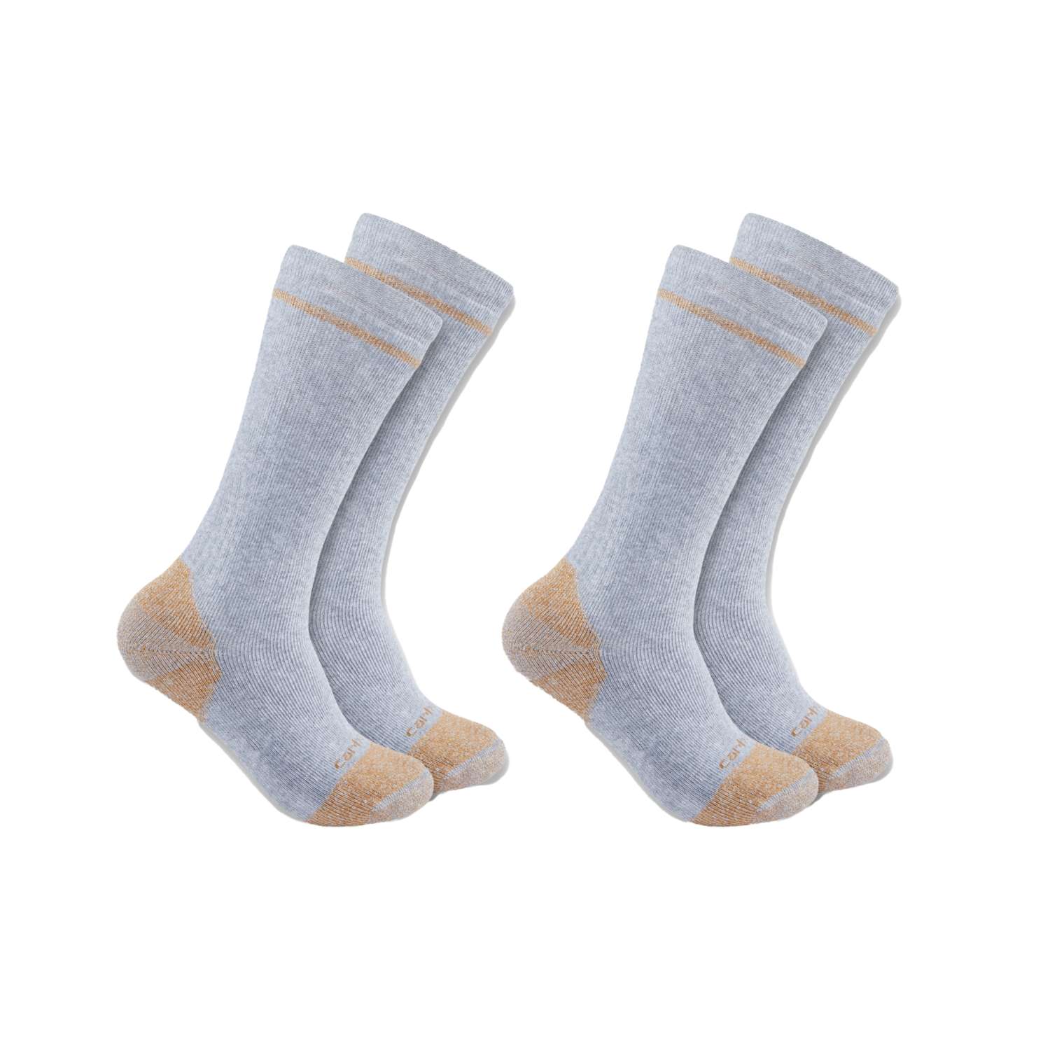 Carhartt Sb5552M Cotton Blend Steel Toe Boot Sock 2 Pack produktbillede med logo