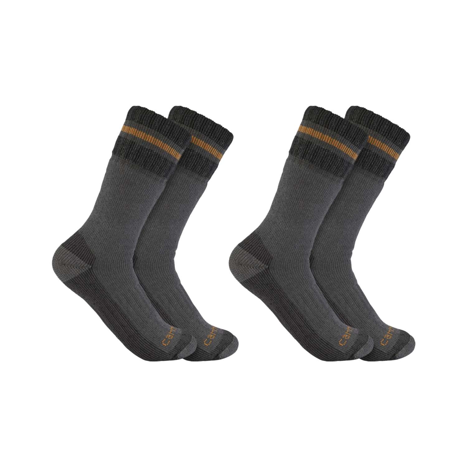 Carhartt Sb7742M Synthetic-Wool Blend Boot Sock 2 Pack produktfoto med tryk