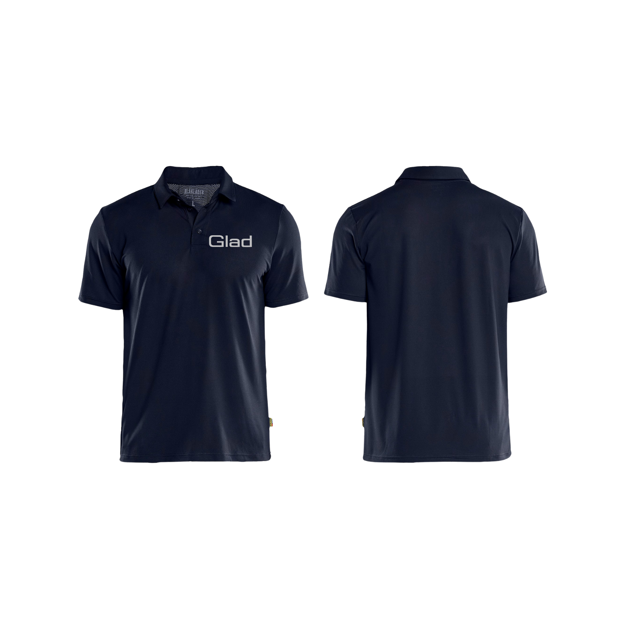 Peer Glad's Polo 3416 Blåklæder m. bryst logo