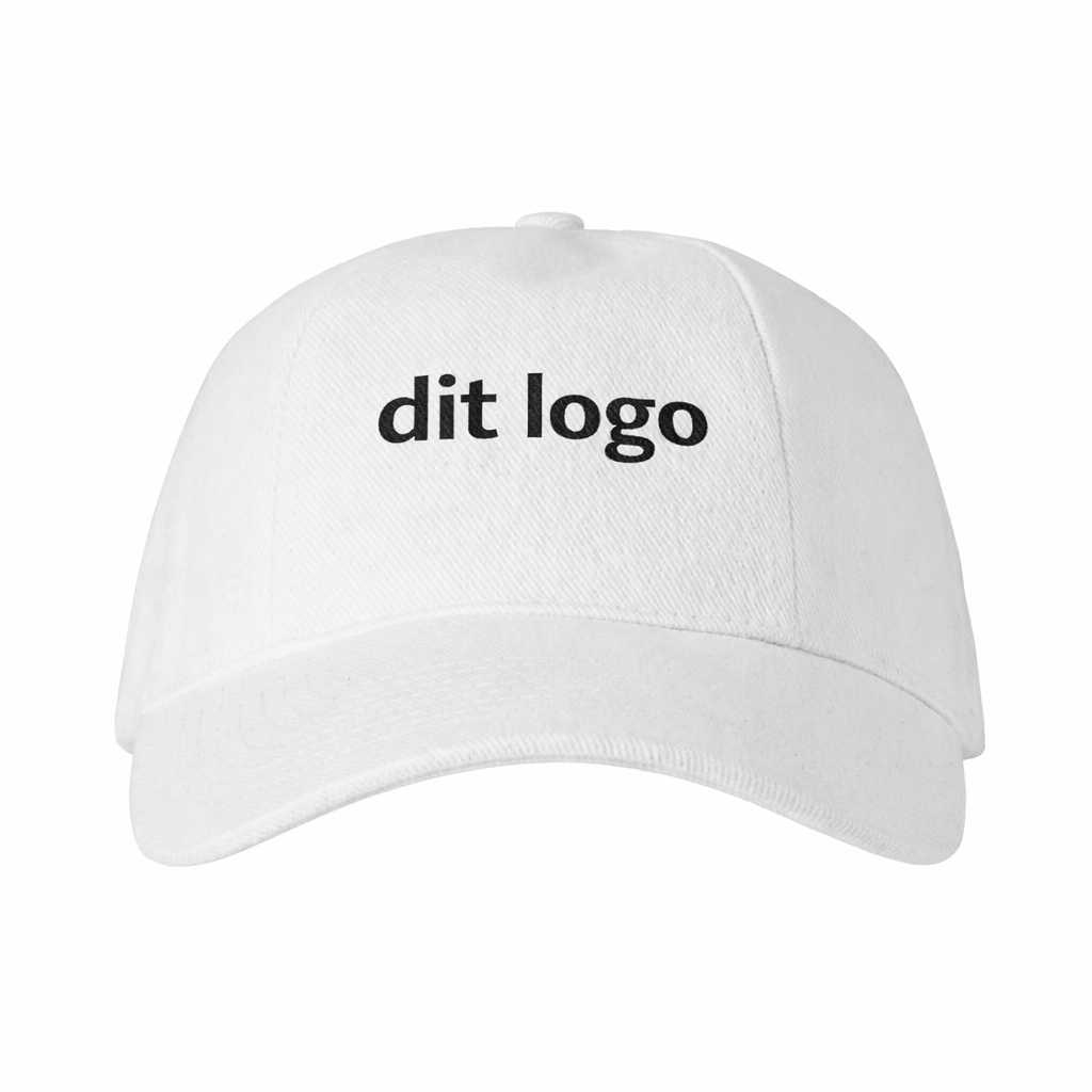 ID 0054 Bomulds cap med logo detalje til broderi