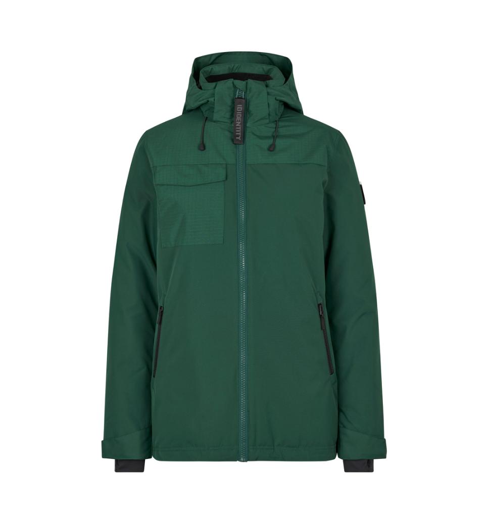ID 0843 Hooded vinterjakke | dame produktfoto med tryk