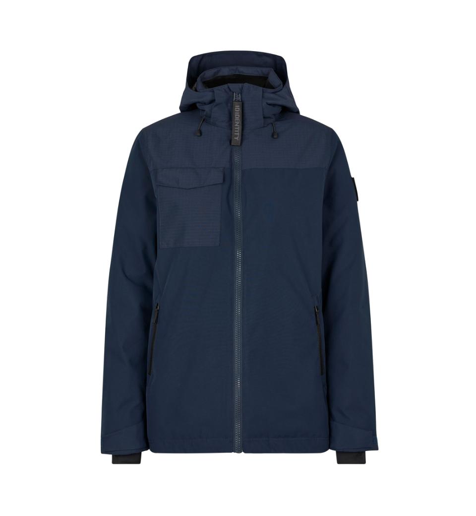 ID 0843 Hooded vinterjakke | dame detalje til broderi