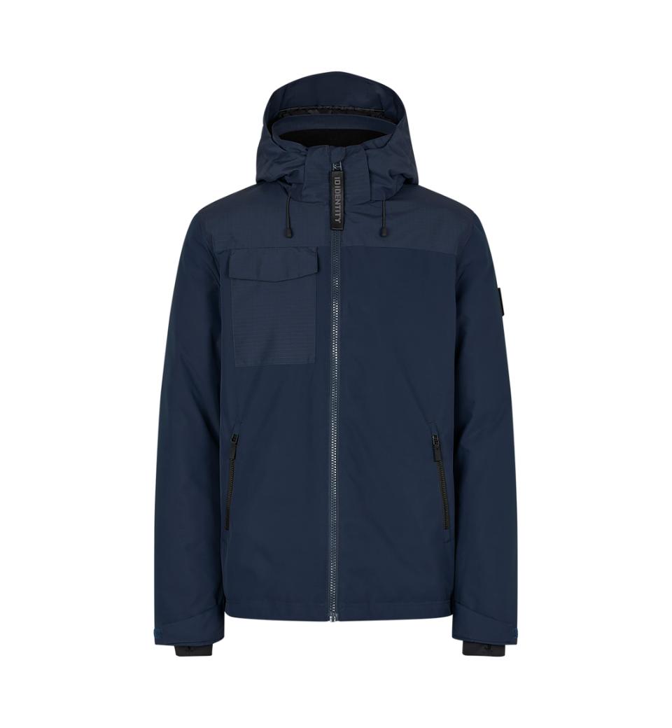 ID 0842 Hooded vinterjakke detalje til broderi