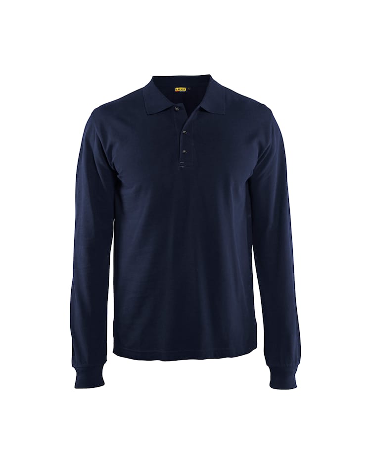 Blåkläder 3388 Poloshirt lang ærme, Mørk Marineblå