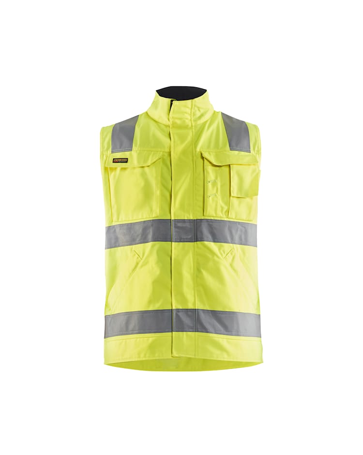 Blåkläder 8505 High Vis Vest, High Vis Gul/Marineblå