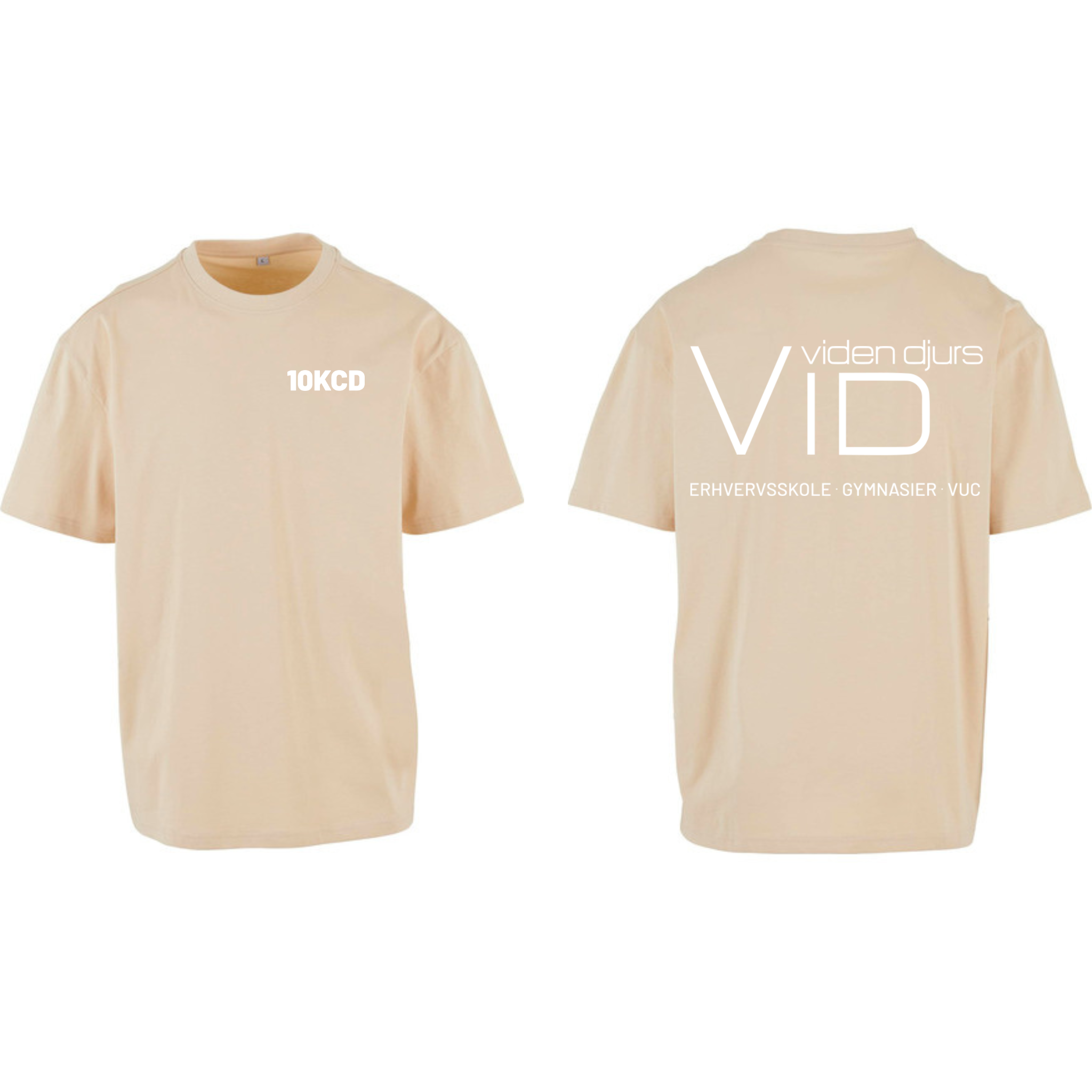 Viden Djurs' Build Your Brand BY301 Cotton Loose Tee med tryk eller logo – arbejdstøj og firmatøj