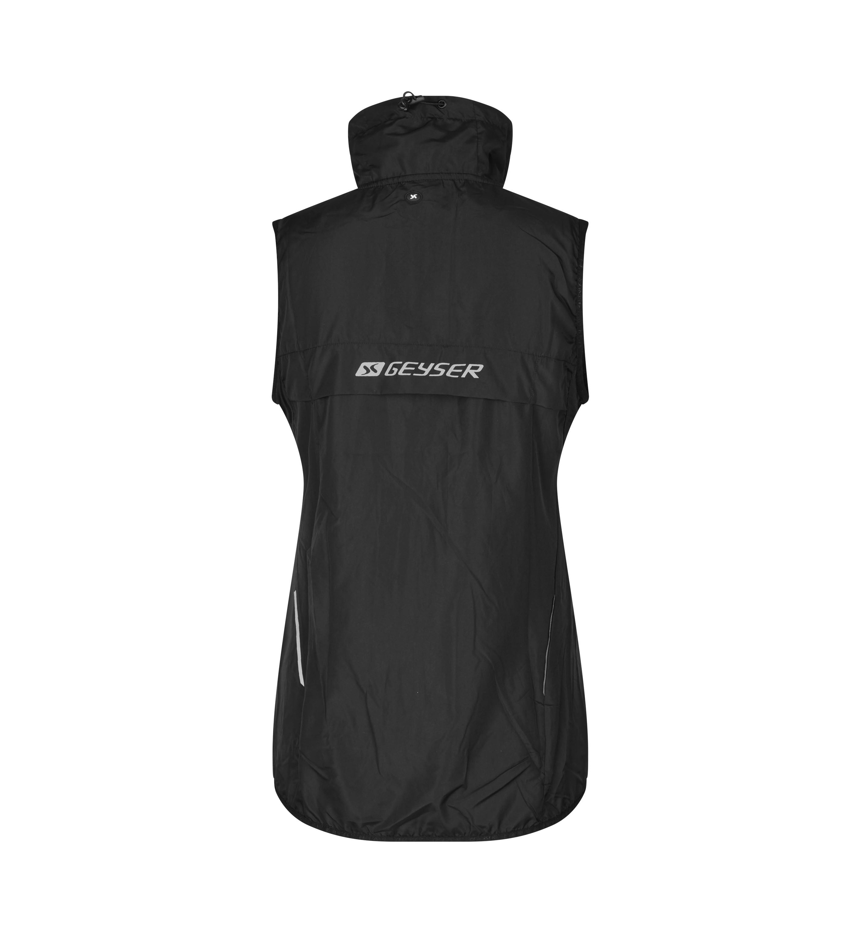 ID G11014 GEYSER running vest | light | dame nærbillede med logo