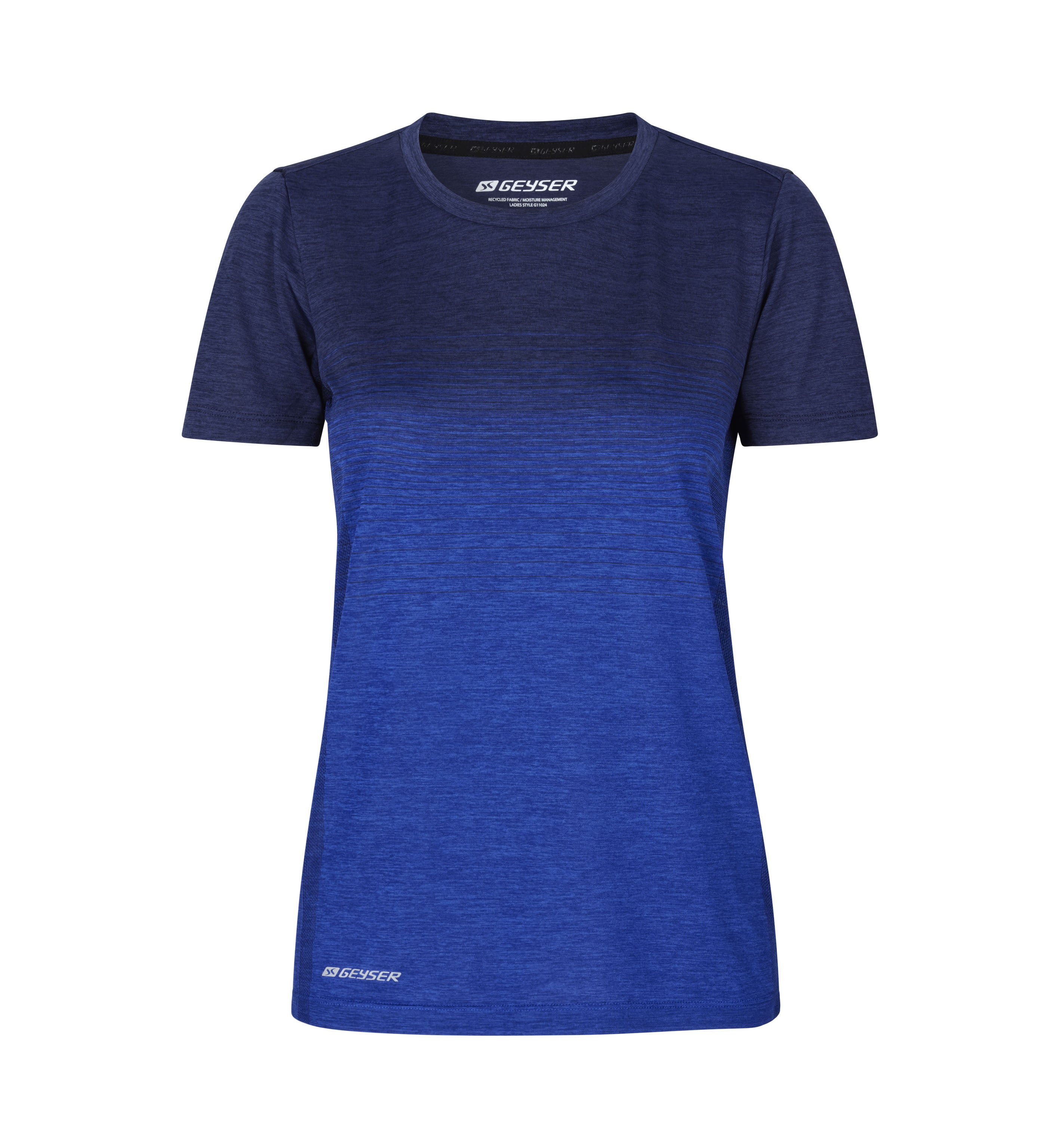 ID G11024 GEYSER striped T-shirt | seamless | dame materiale med firmalogo