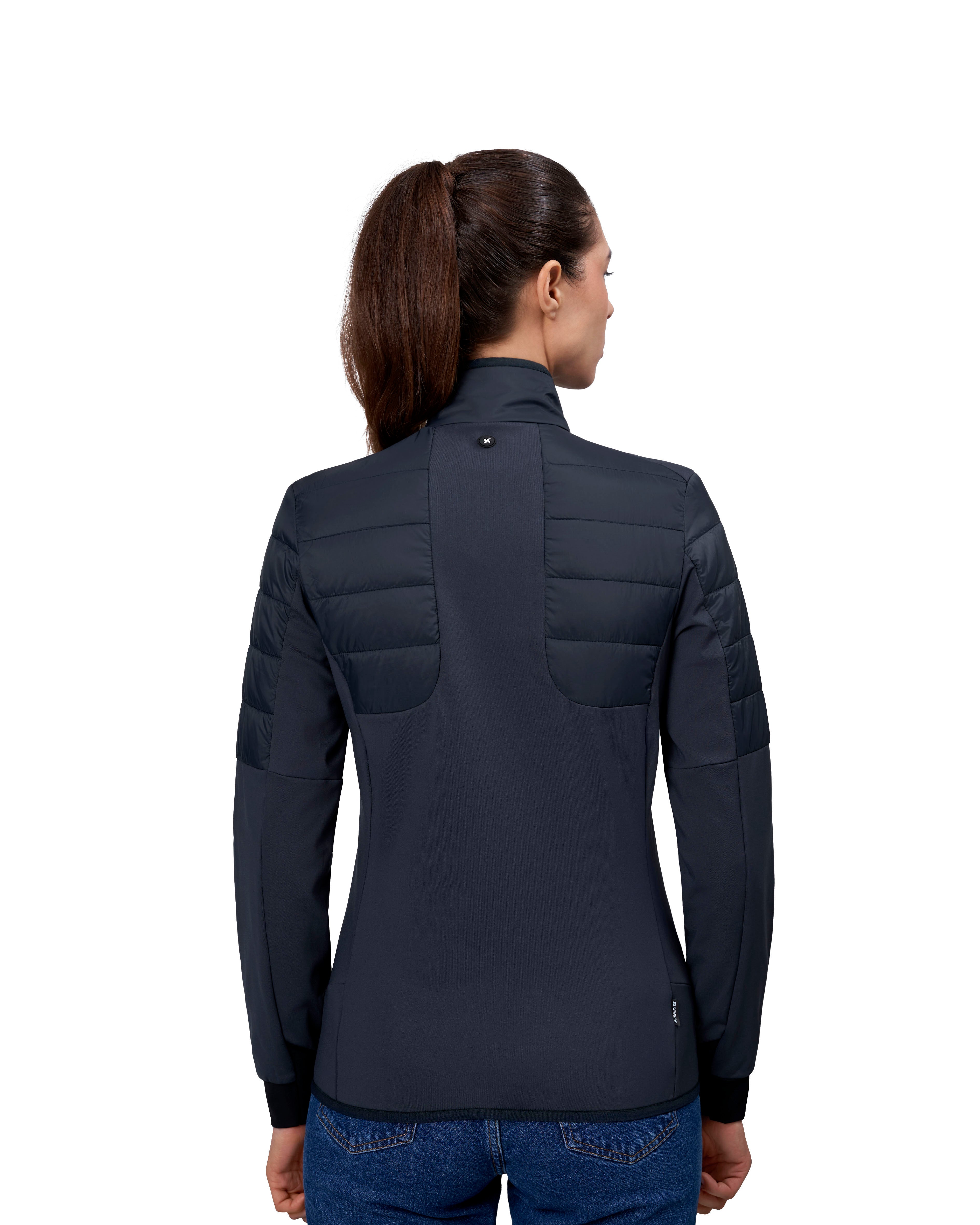 ID G11032 GEYSER hybrid jacket | dame nærbillede med logo