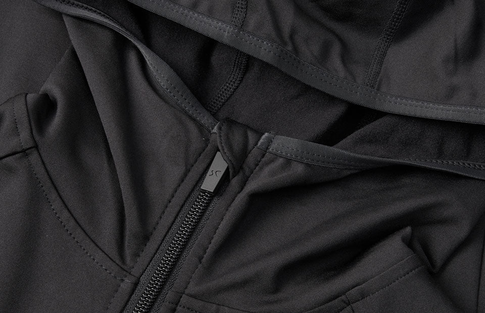 ID G11080 GEYSER stretch hoodie | dame detalje med logo