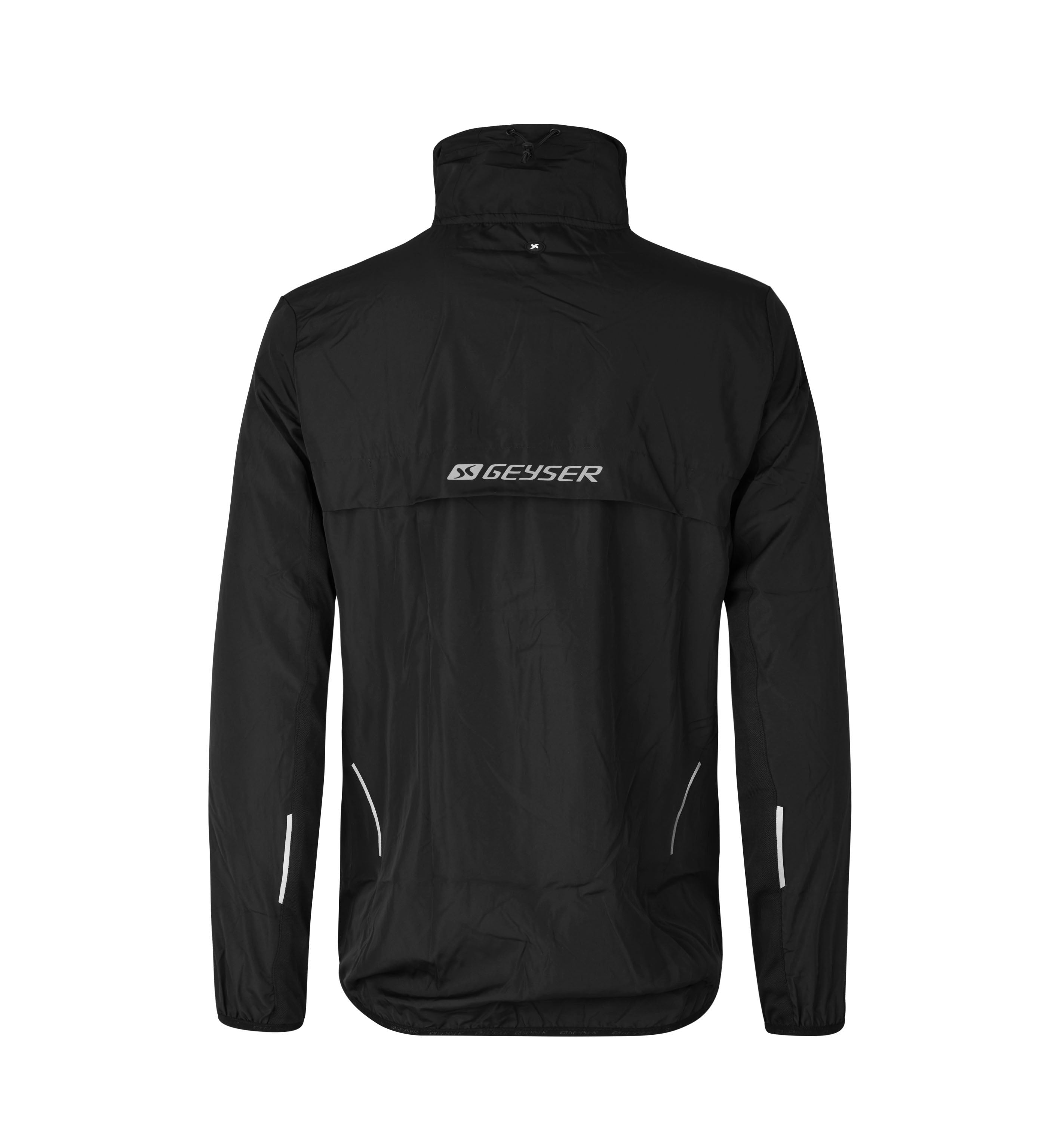 ID G21012 GEYSER running jacket | light nærbillede med logo
